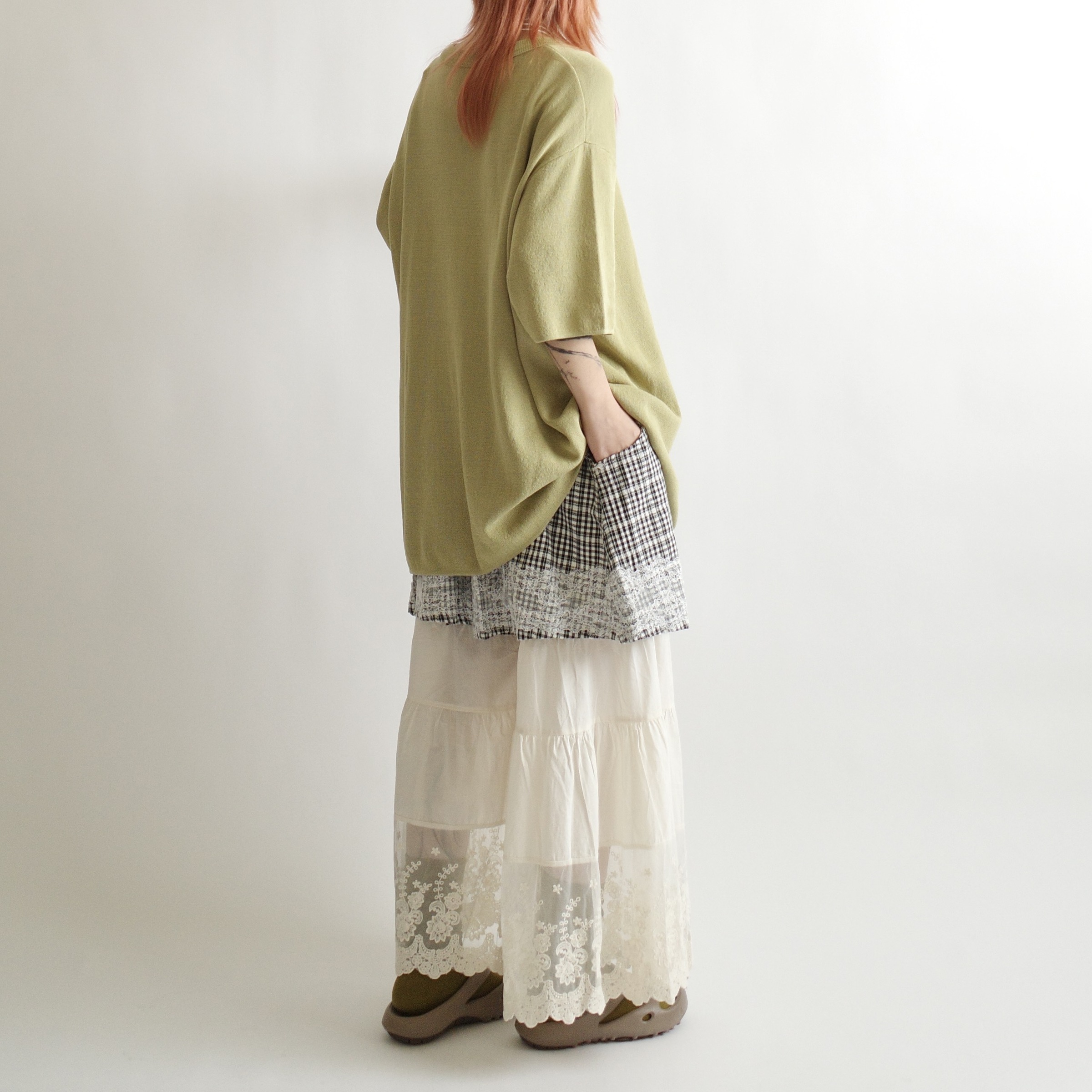 蕾絲拼接花邊襯褲2