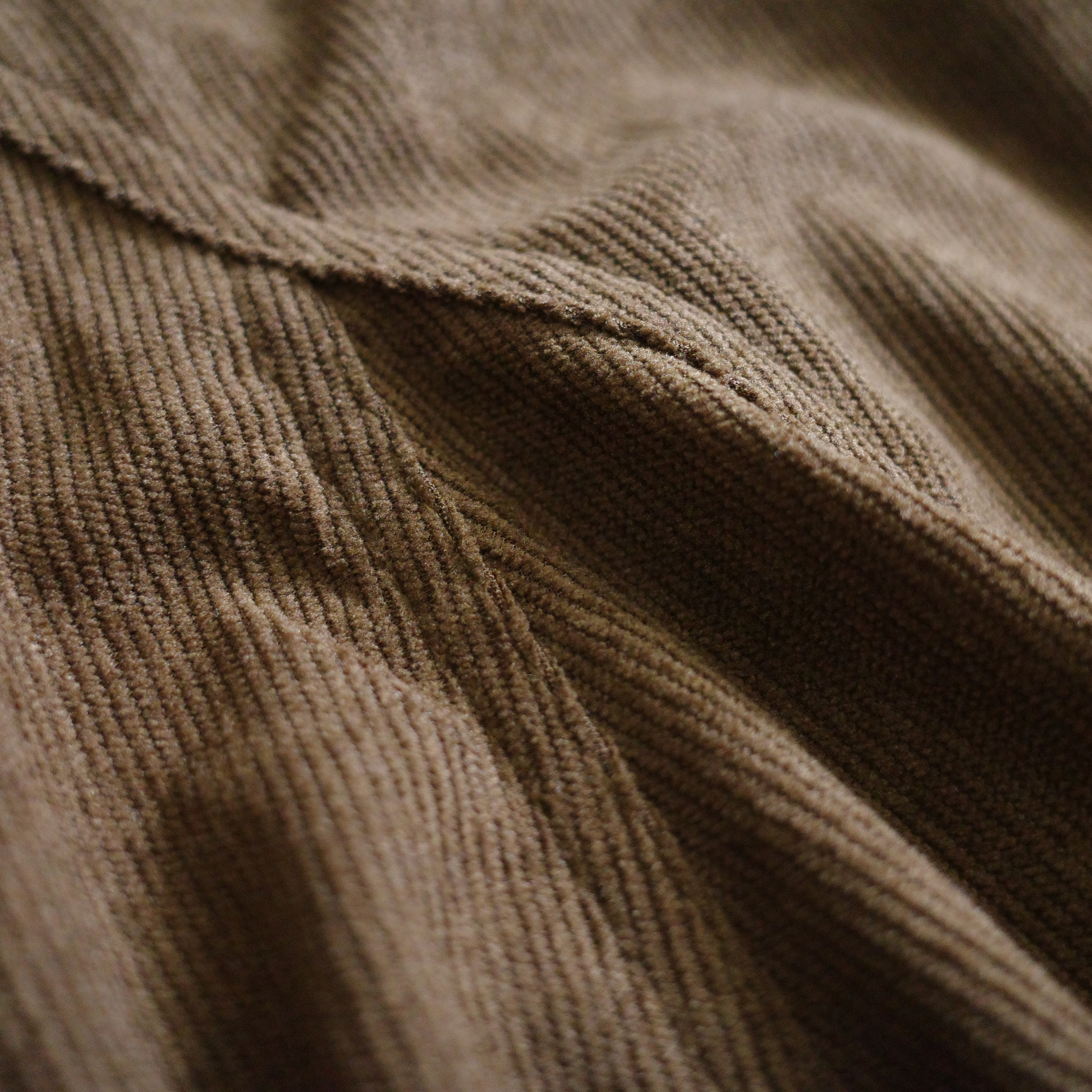 深咖燈芯絨蕾絲裙3