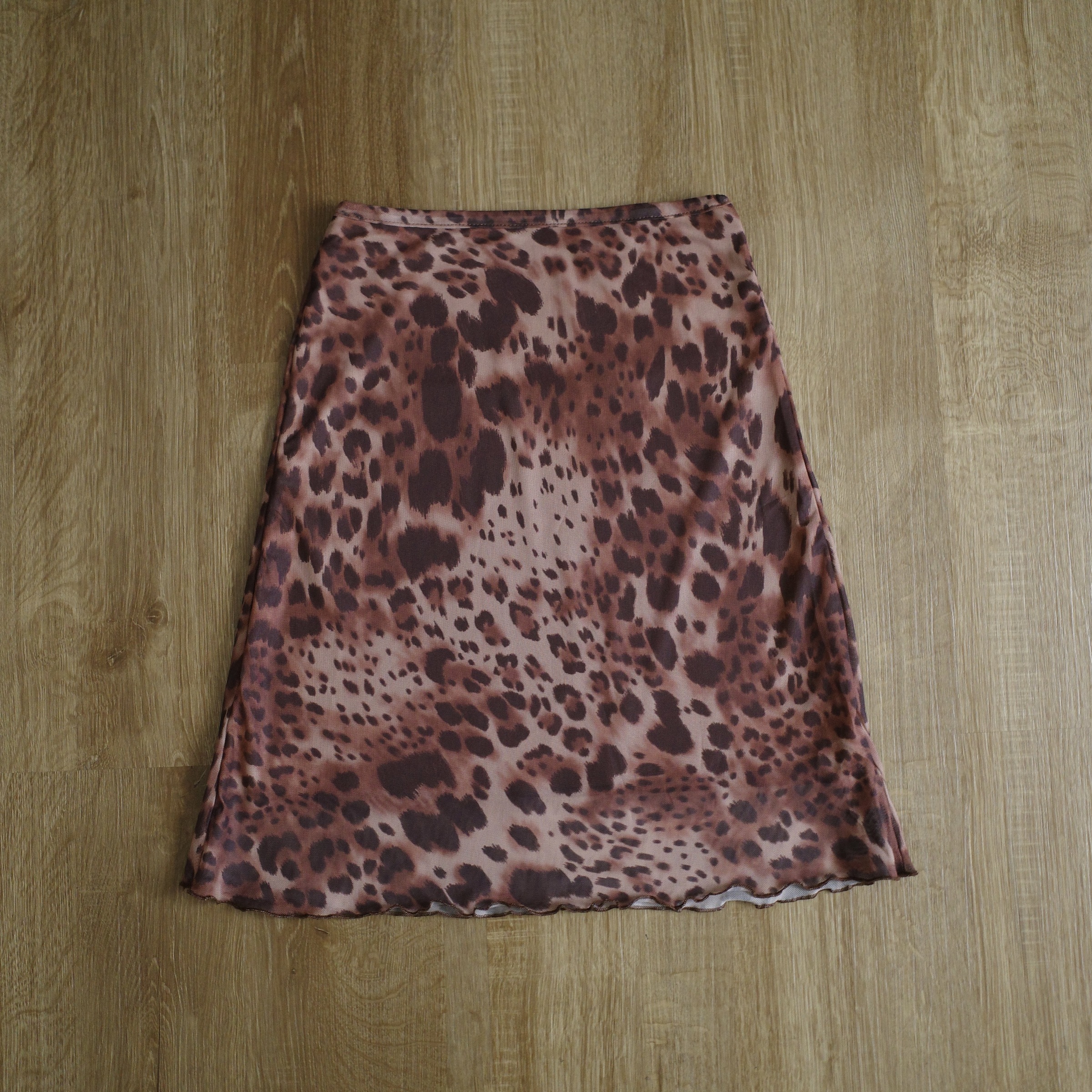 豹紋網紗波浪裙3