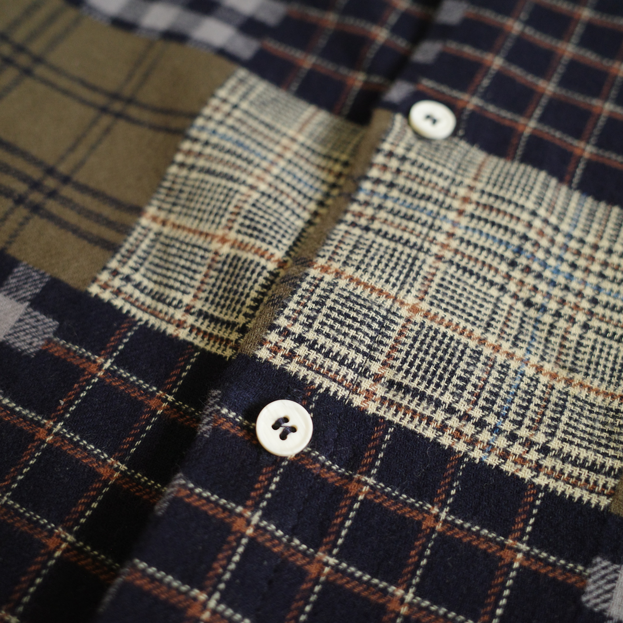 厚毛呢拼接方格長襯4