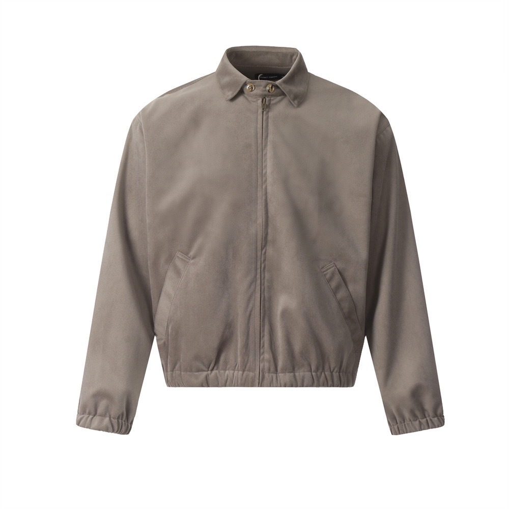 灰絨霧光防風外套7