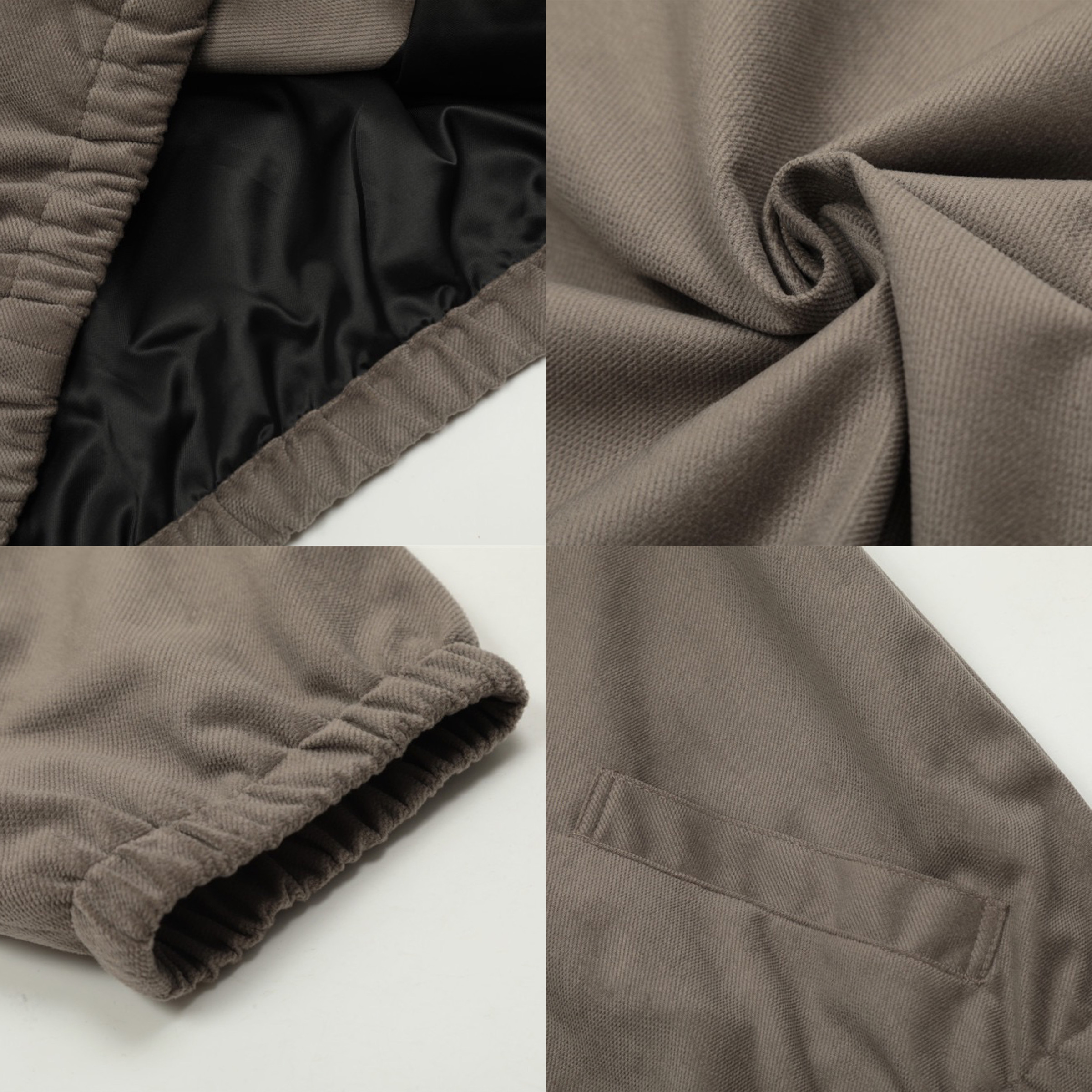 灰絨霧光防風外套6