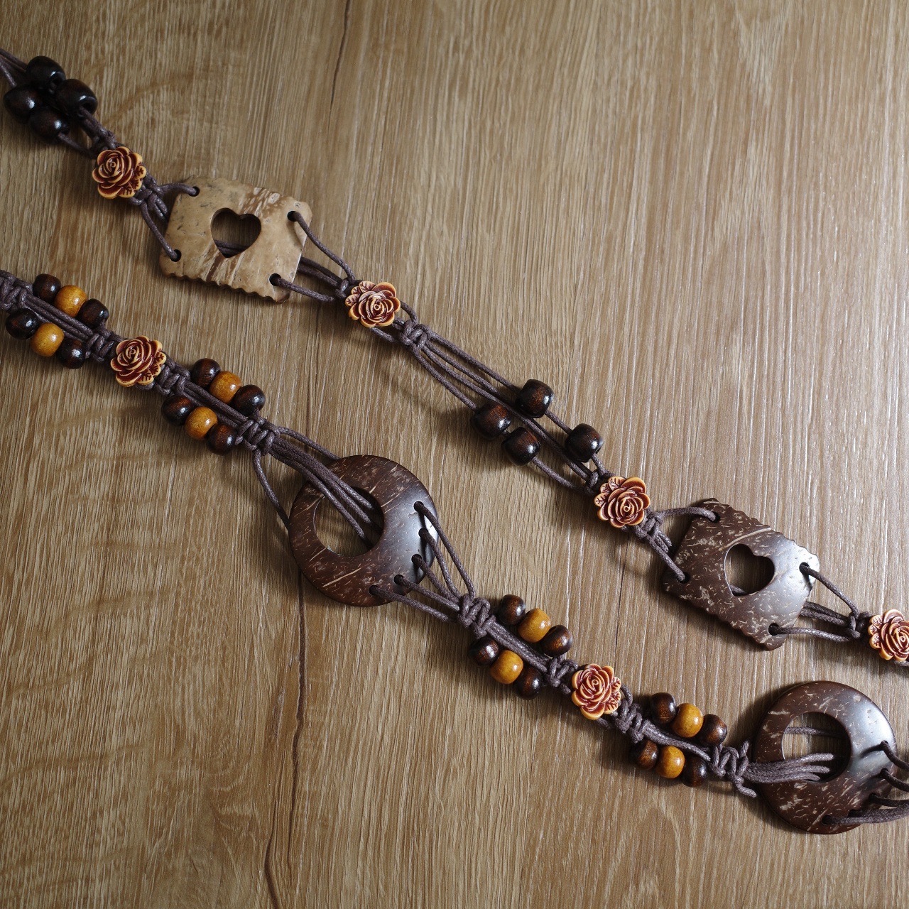 波西米亞椰殼腰鍊2