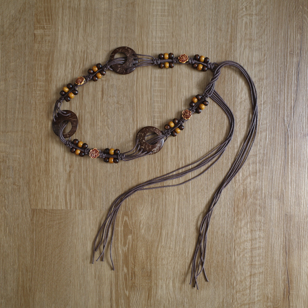 波西米亞椰殼腰鍊3