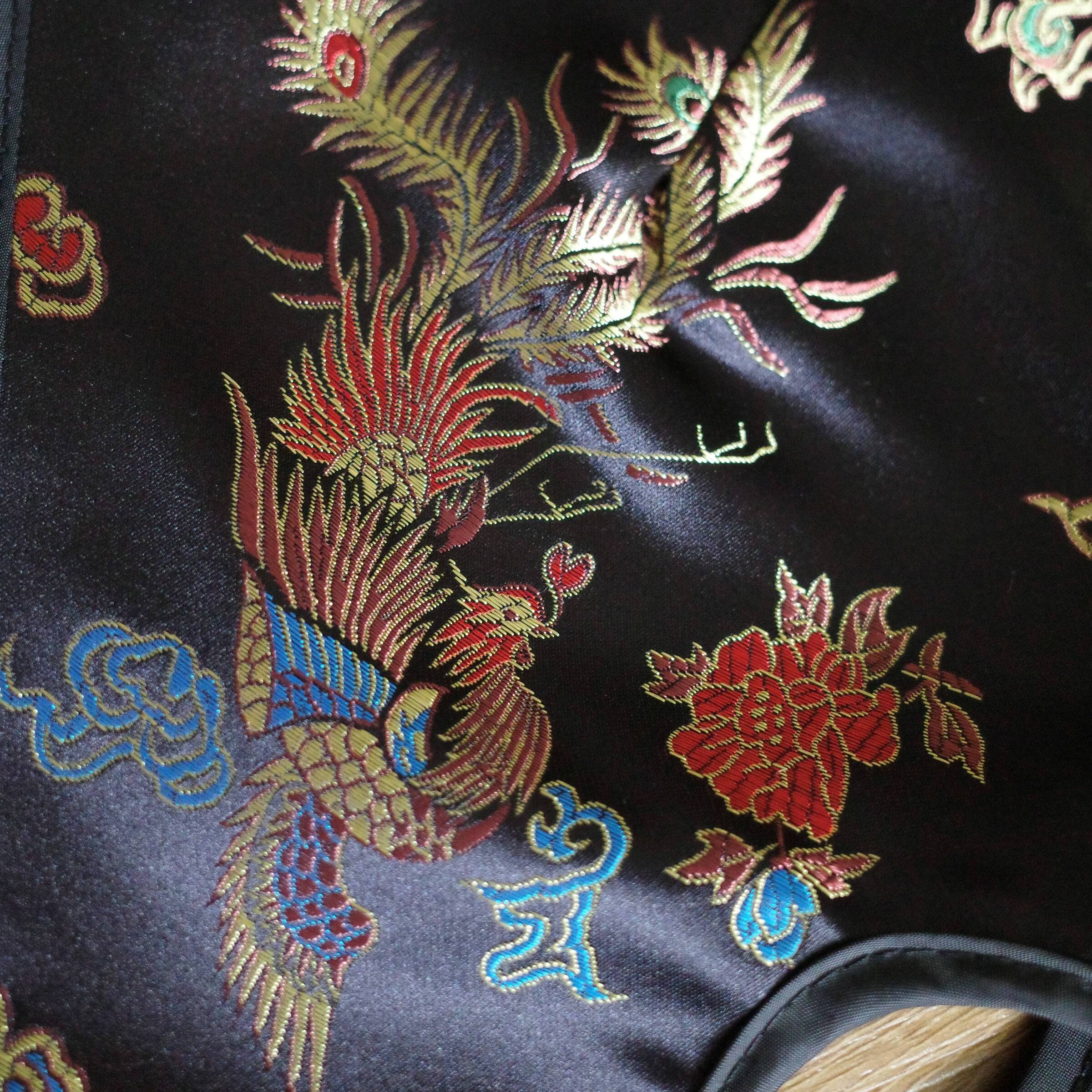 中式龍鳳旗袍掛脖背心5