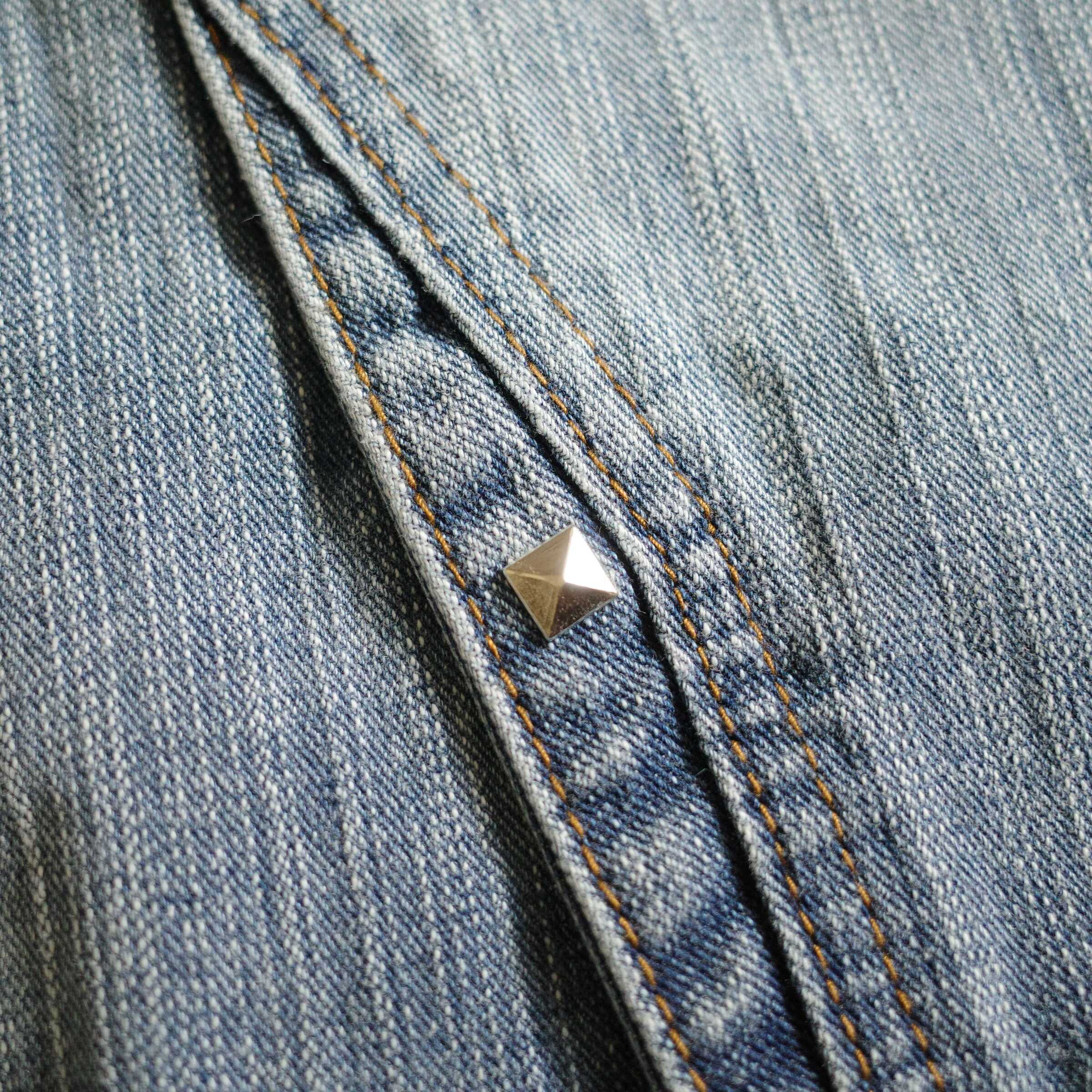 螺旋解構水洗丹寧七分褲🧬1