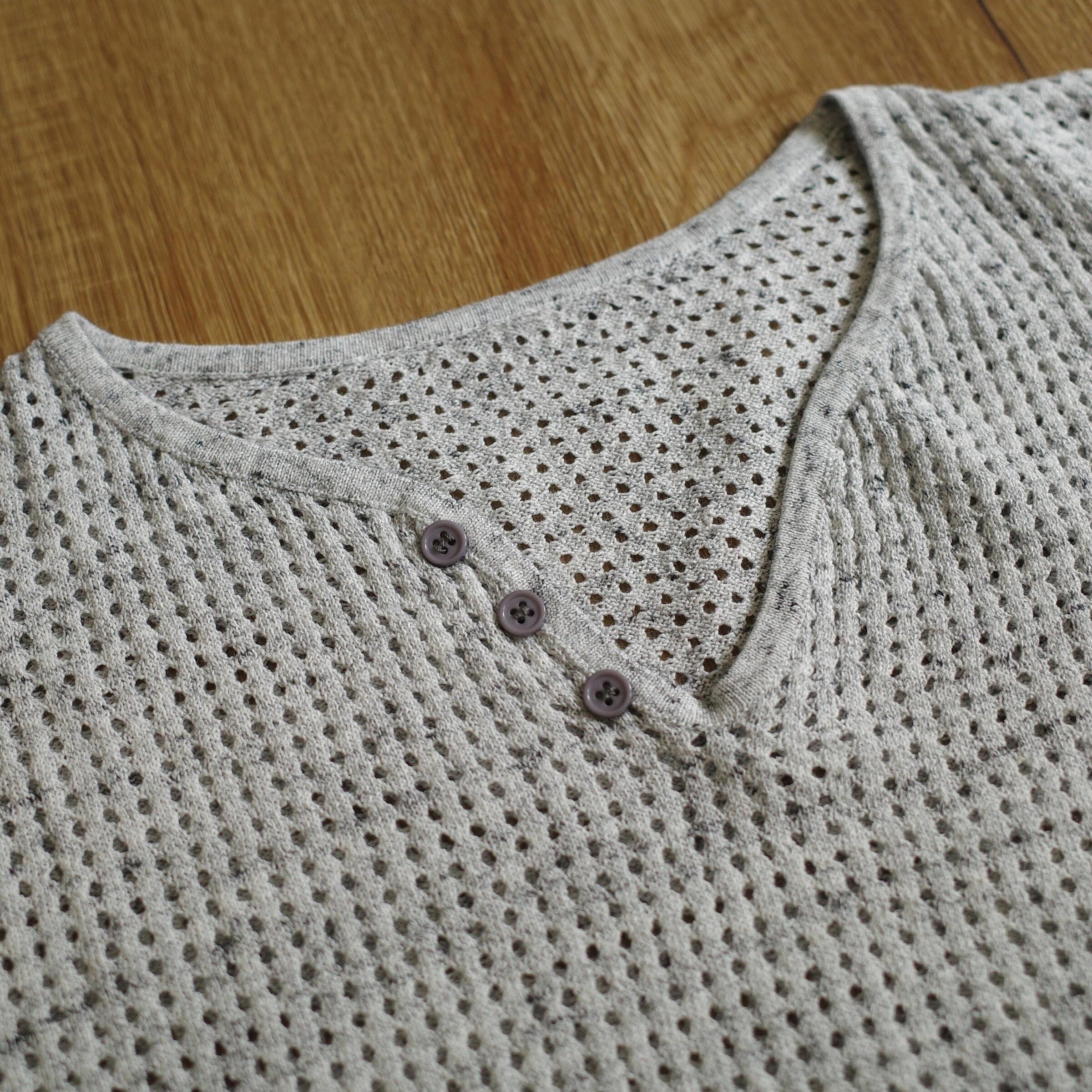 芝麻彩點紗薄長袖2