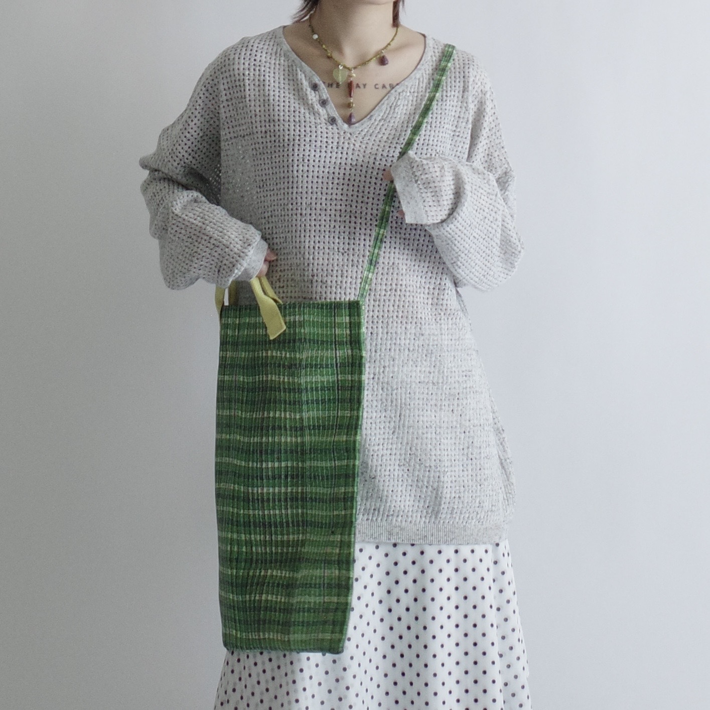 萊姆黃綠格紋包🍋6