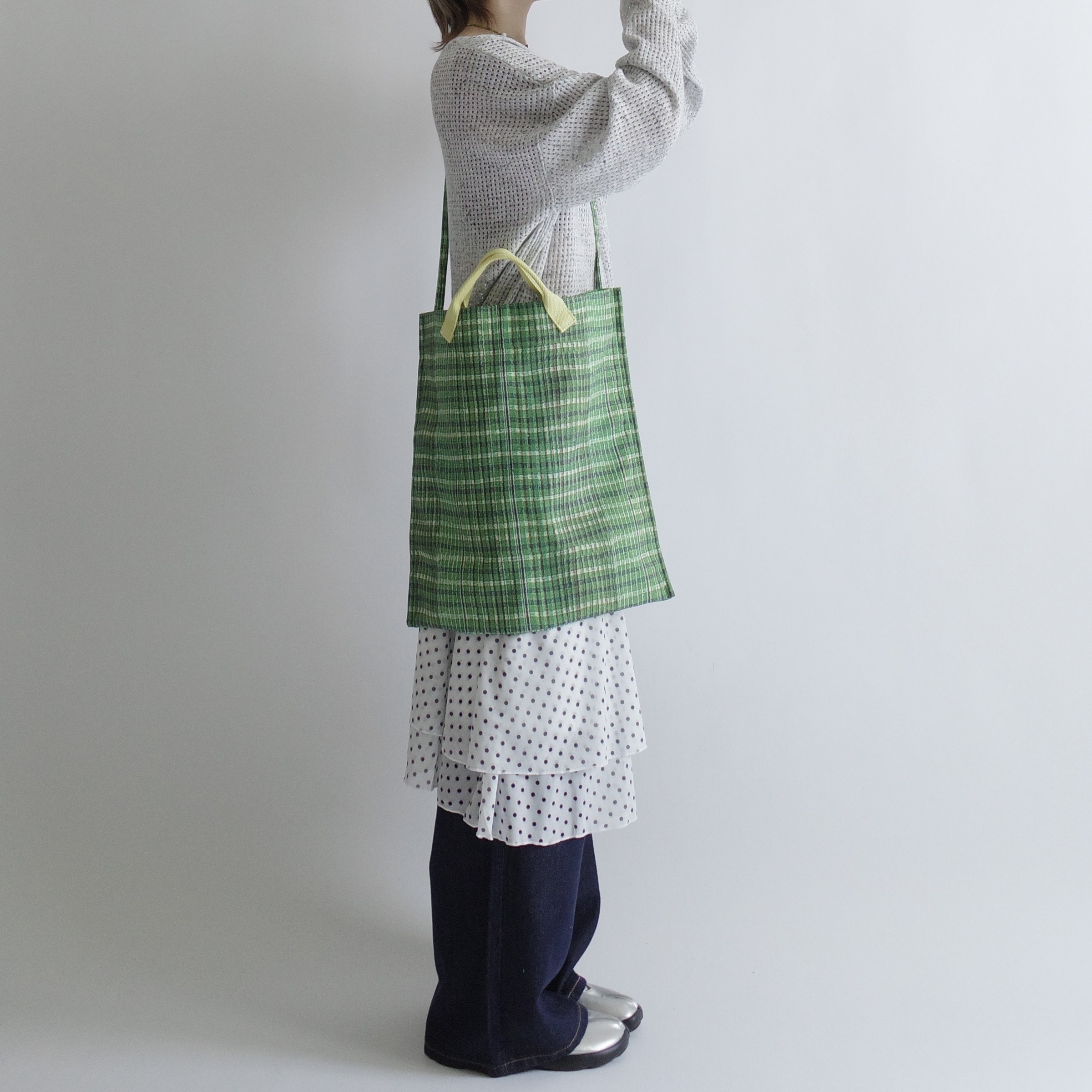 萊姆黃綠格紋包🍋3