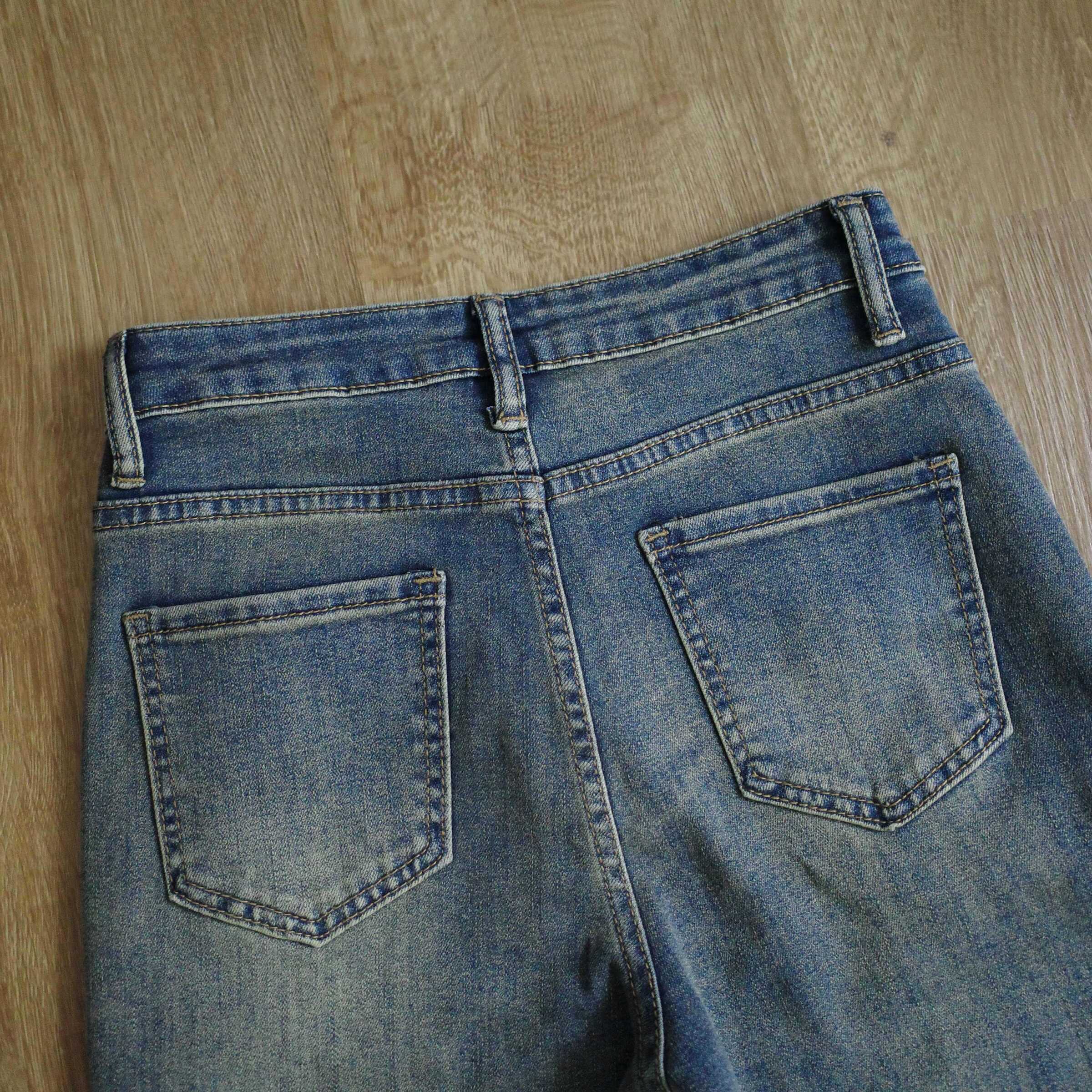 開衩毛邊喇叭褲8