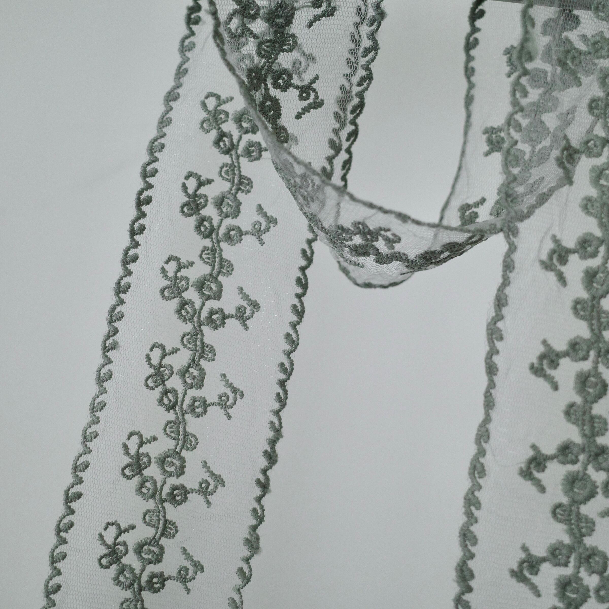 淺藤綠蕾絲飄帶0