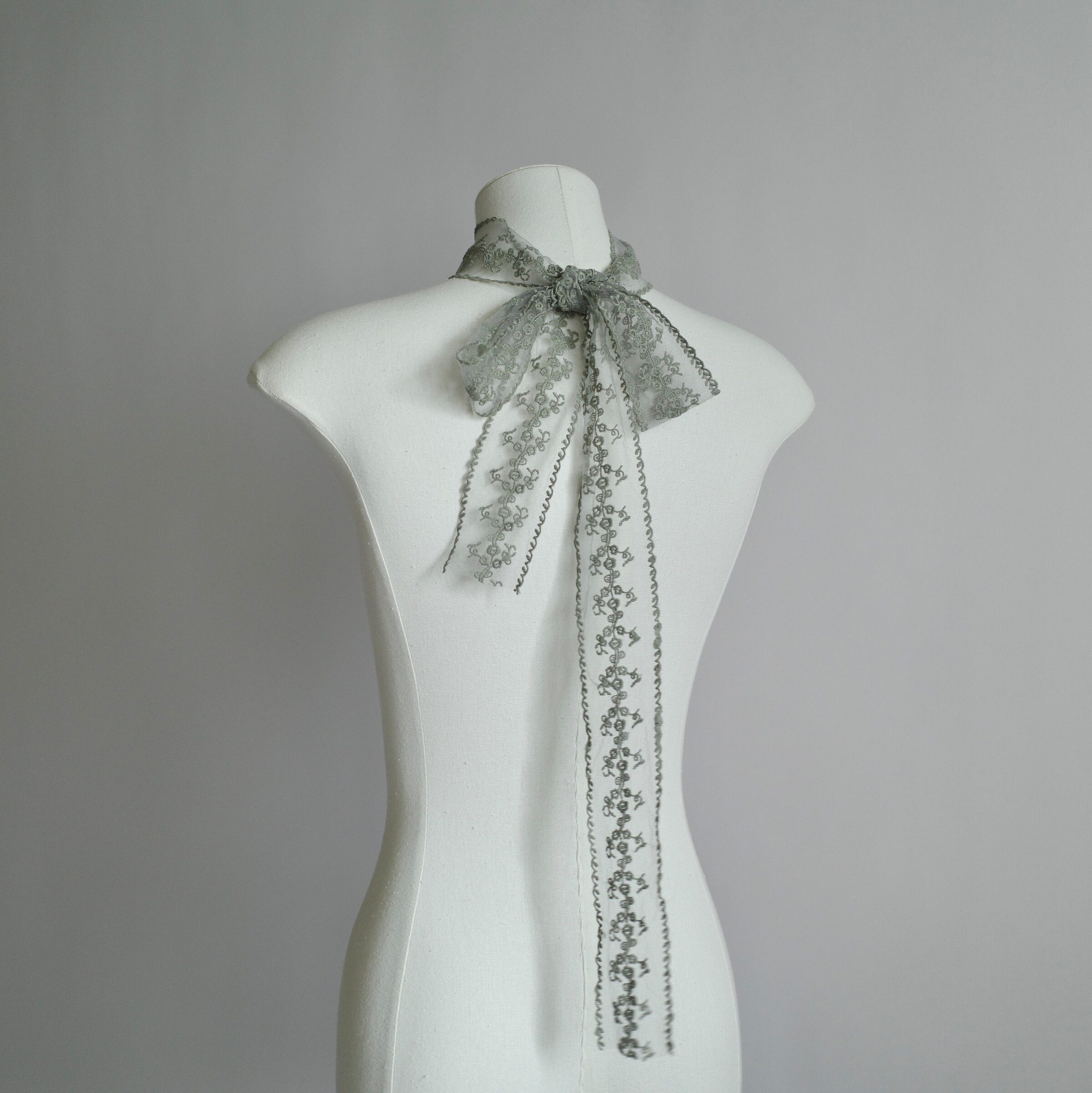 淺藤綠蕾絲飄帶3