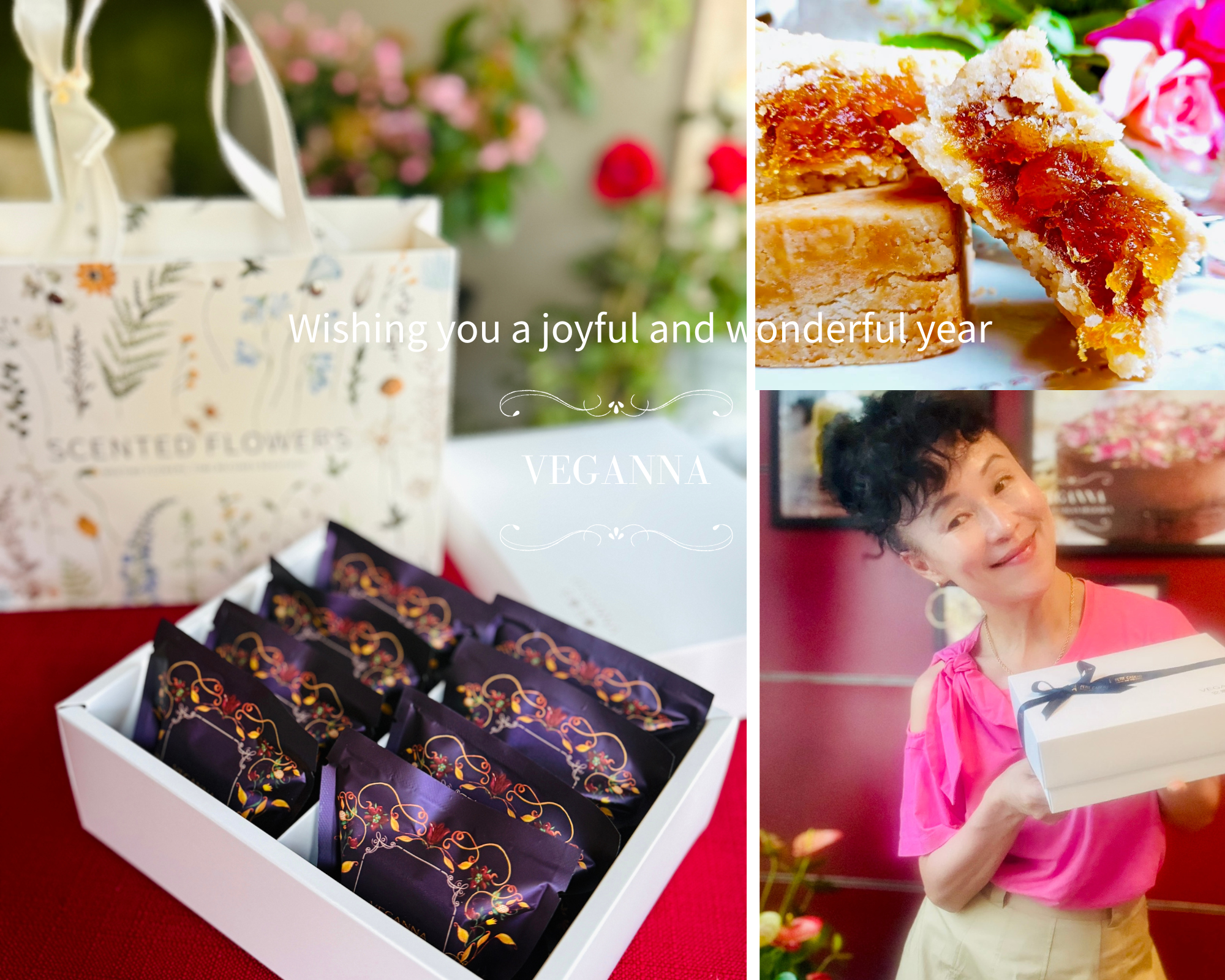 Black and Brown Modern Coffee Shop Photo Collage