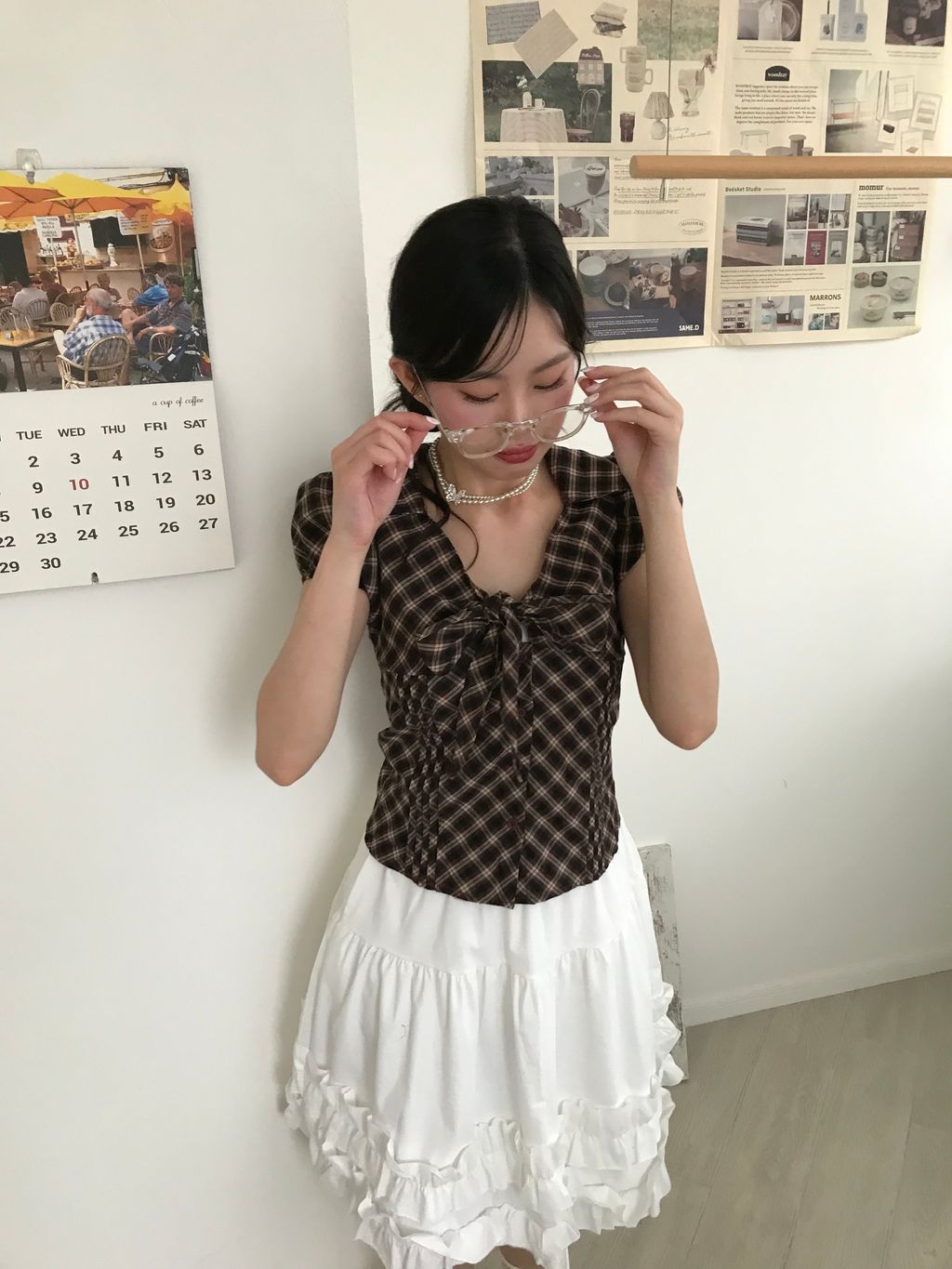 咖格紋襯衫4