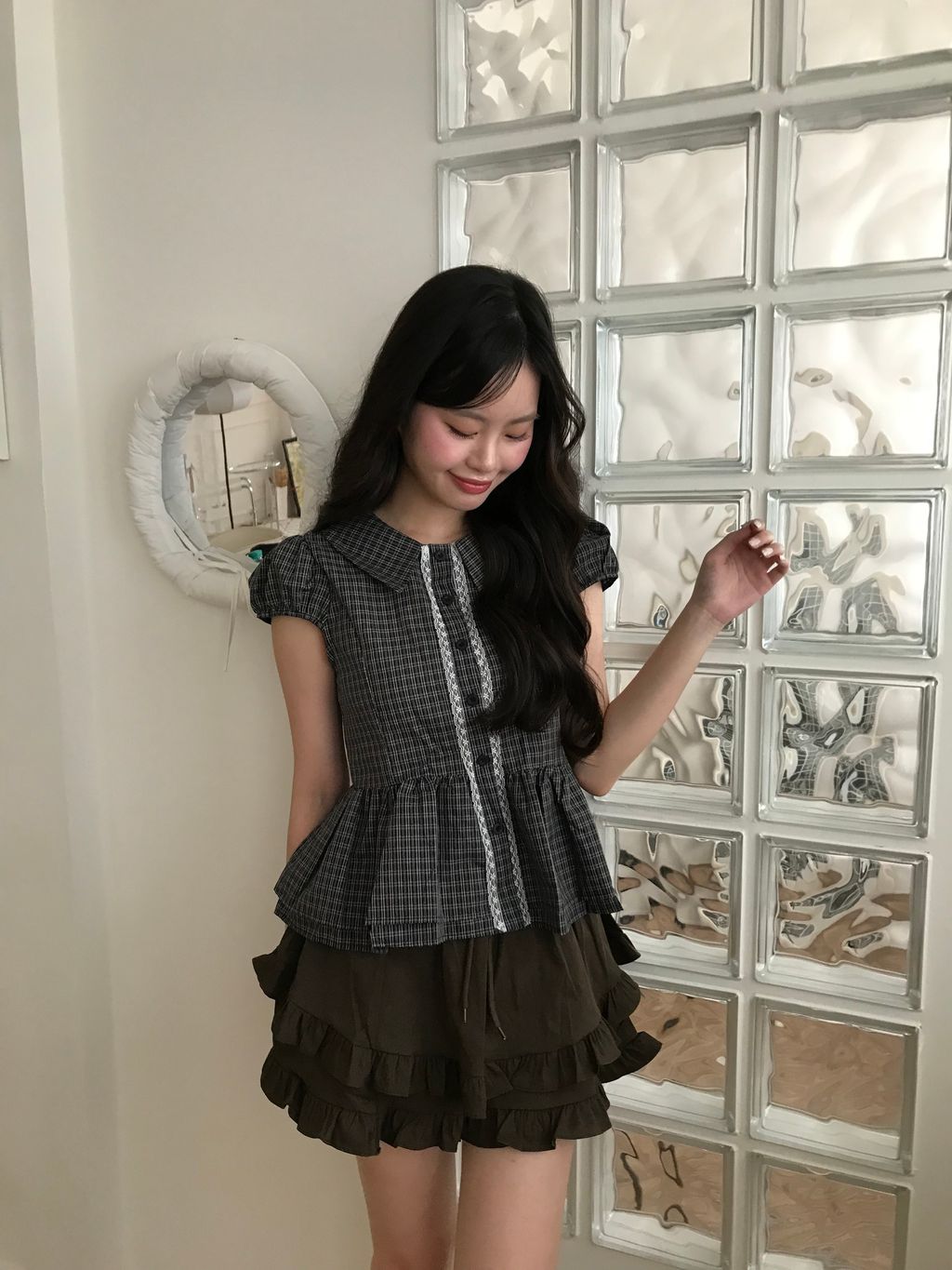 深色格紋襯衫5