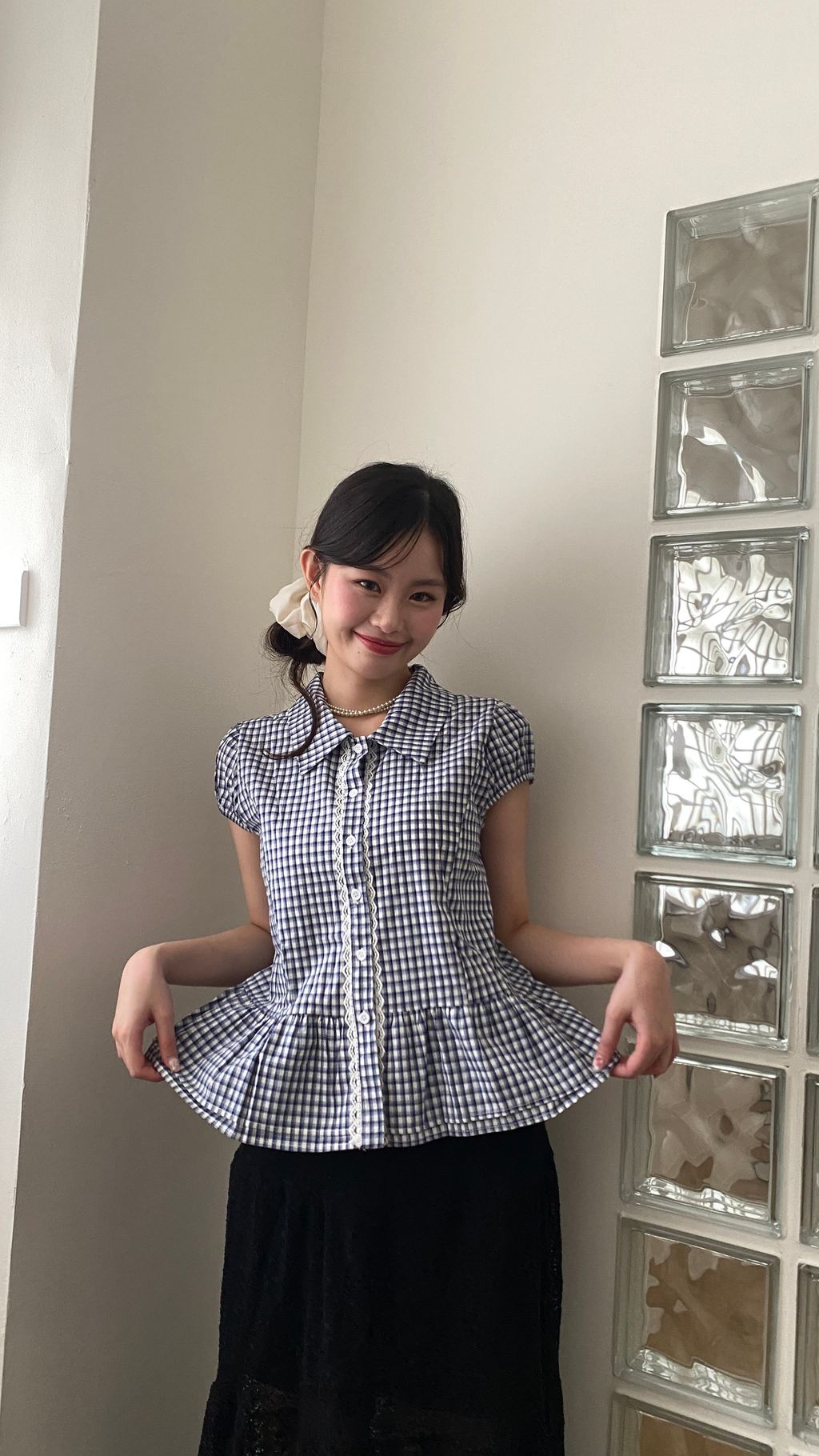 格紋翻領襯衫4