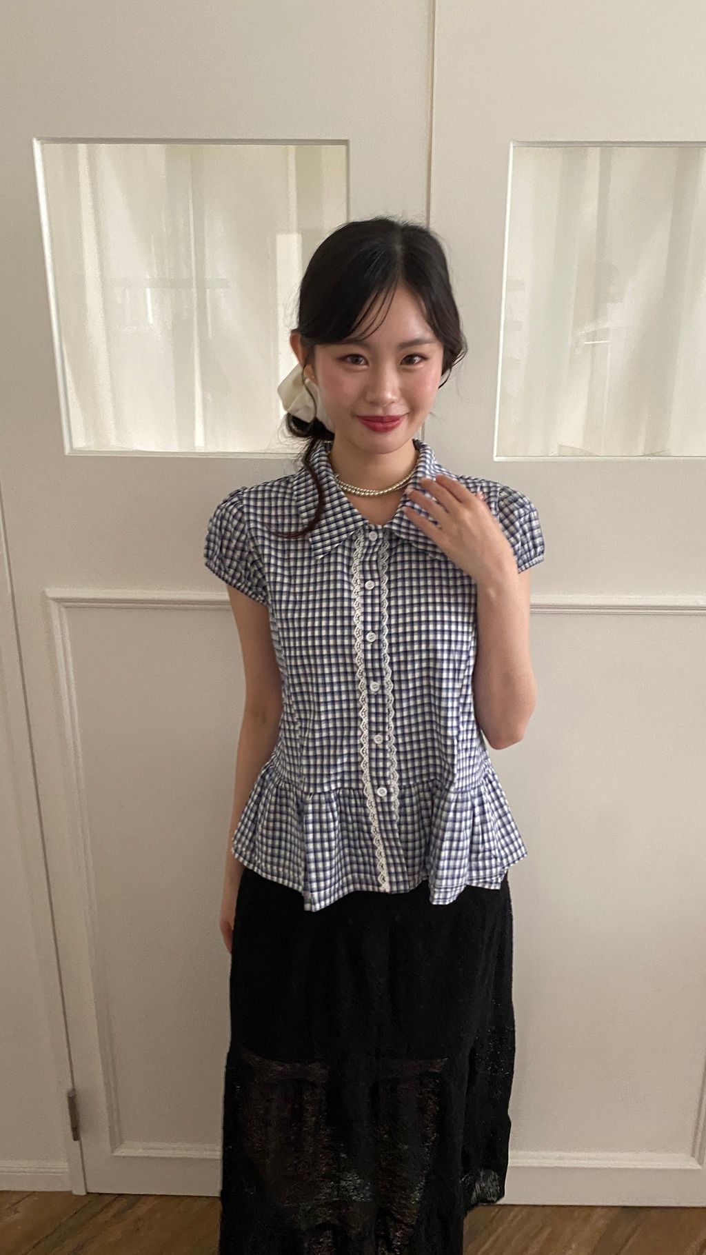 格紋翻領襯衫6
