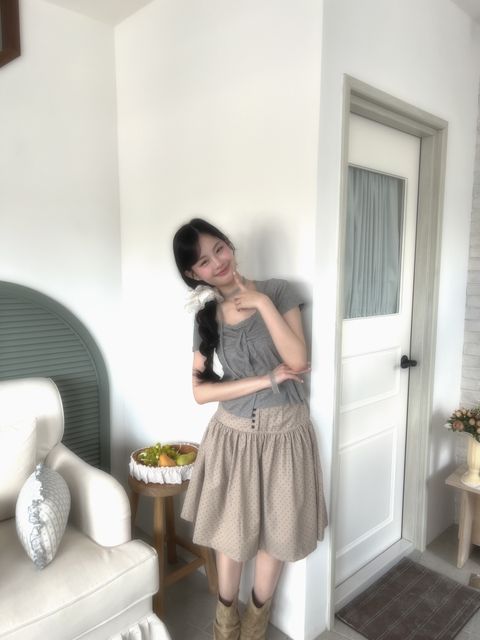 蝴蝶結棉質上衣4