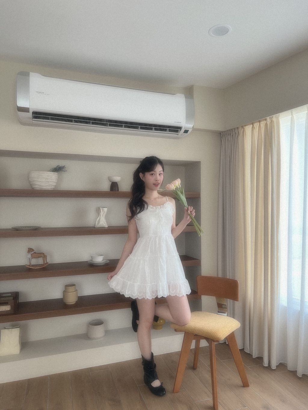 吊帶雕花洋裝4