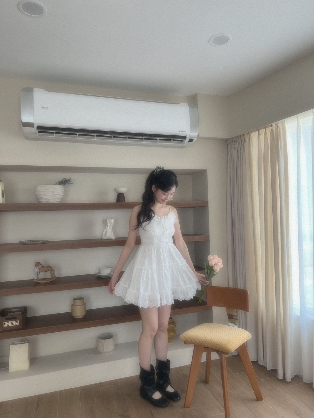 吊帶雕花洋裝7