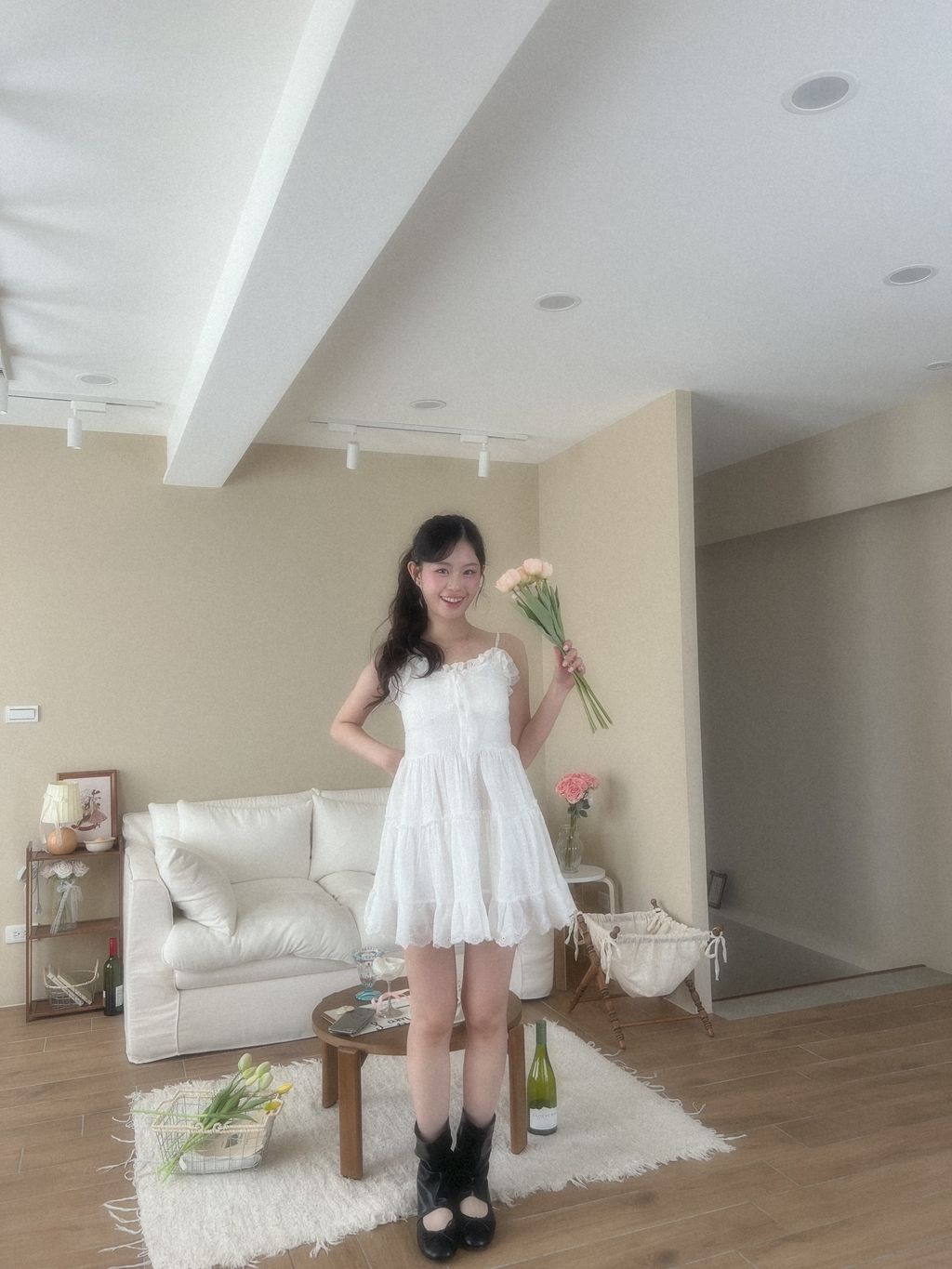 吊帶雕花洋裝14