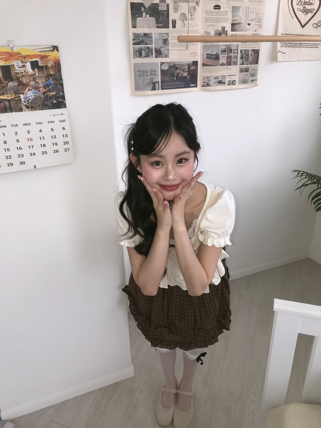 奶油色吊帶背心6