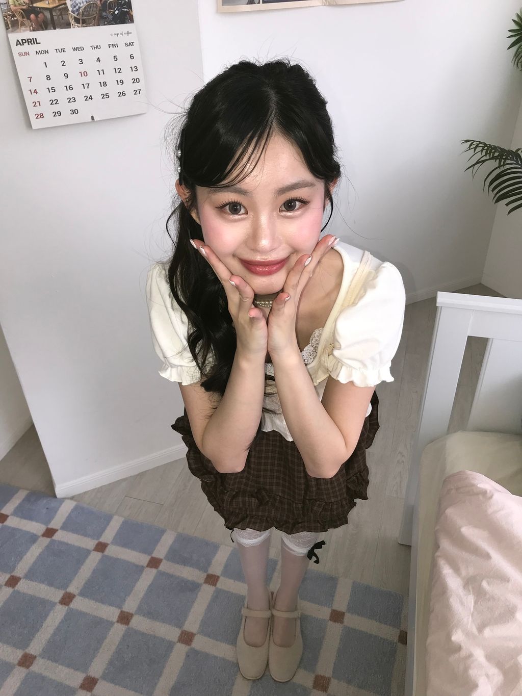 奶油色吊帶背心5