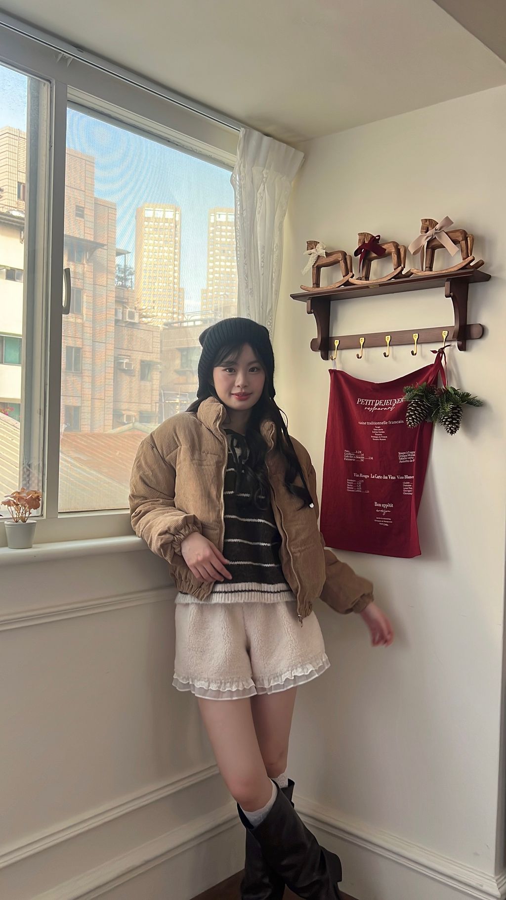 燈芯絨鋪棉外套14