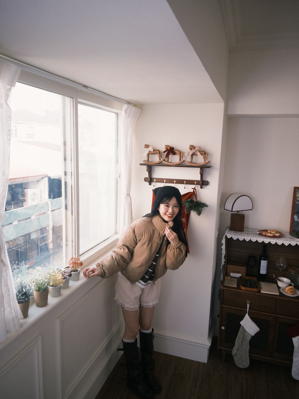 燈芯絨鋪棉外套6