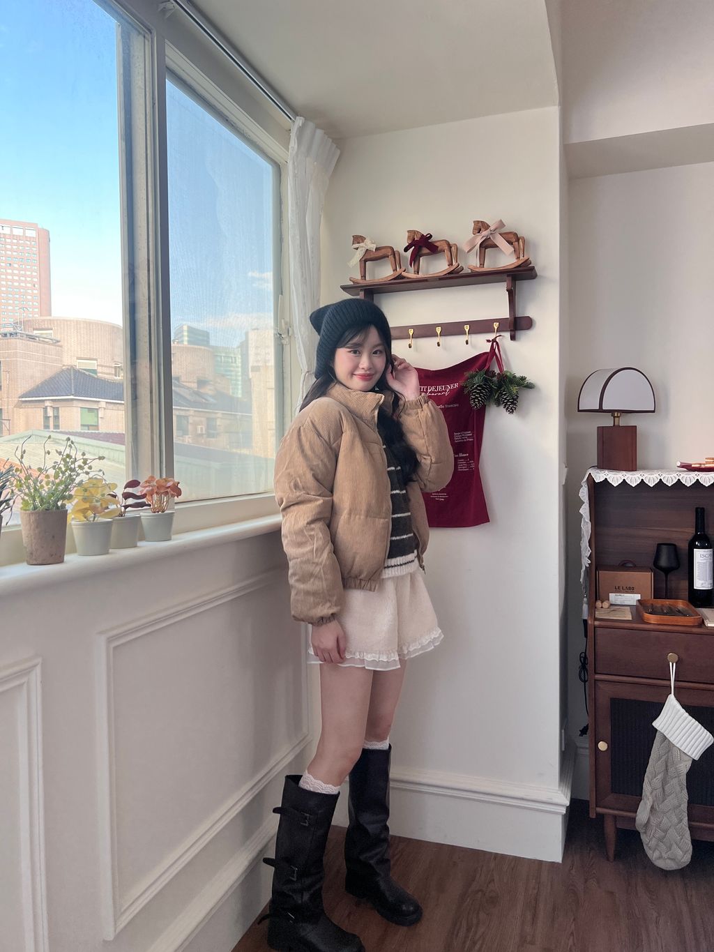 燈芯絨鋪棉外套8