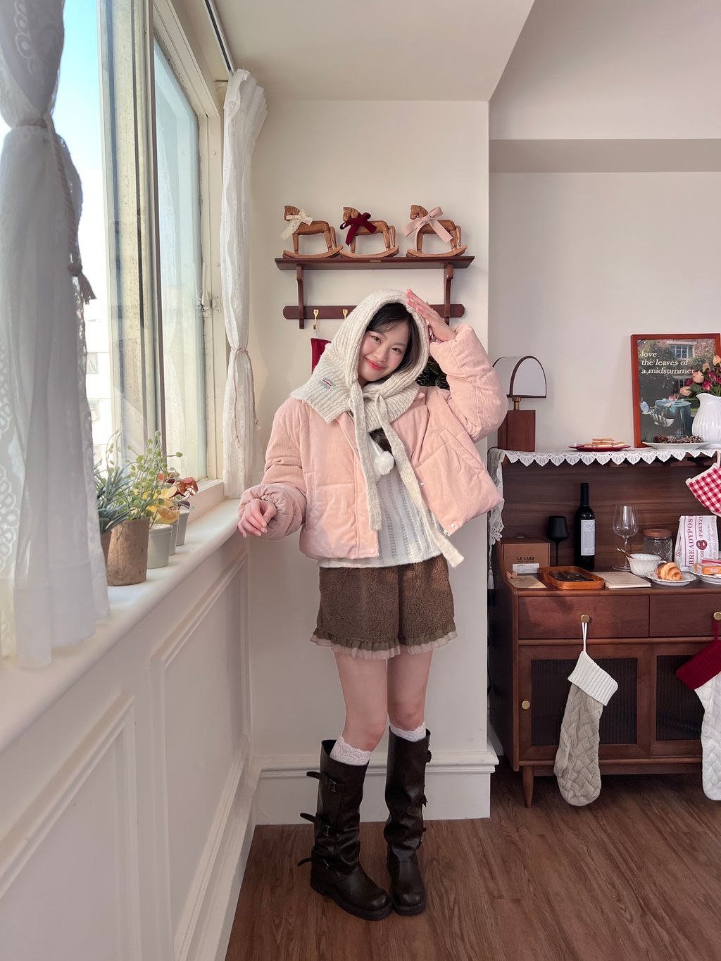 燈芯絨小棉襖外套19