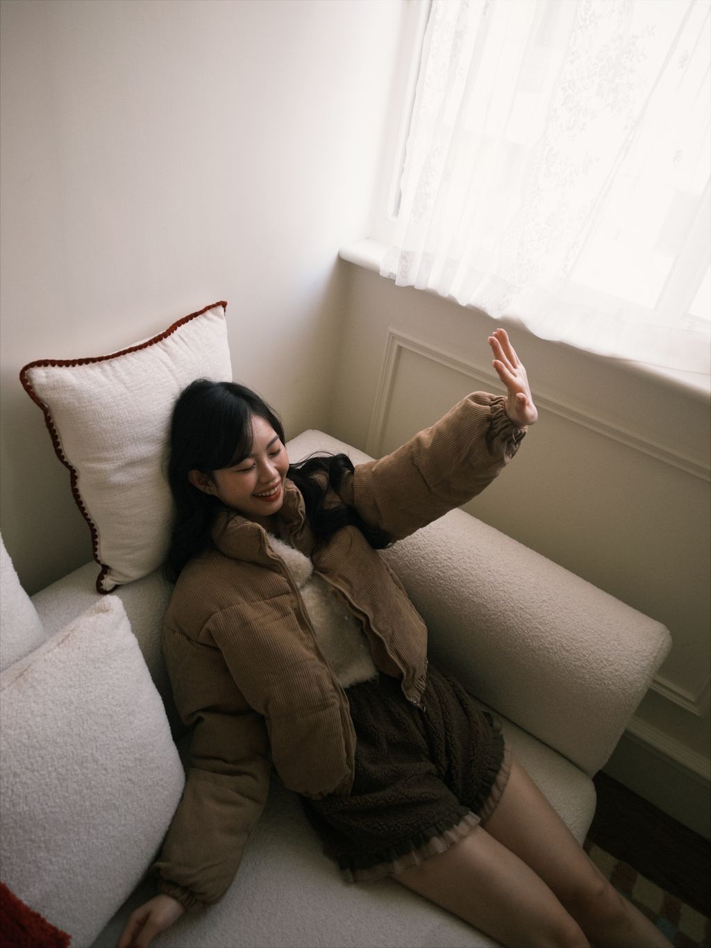 燈芯絨鋪棉外套20