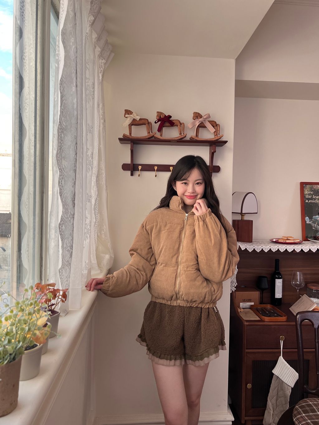 燈芯絨鋪棉外套21