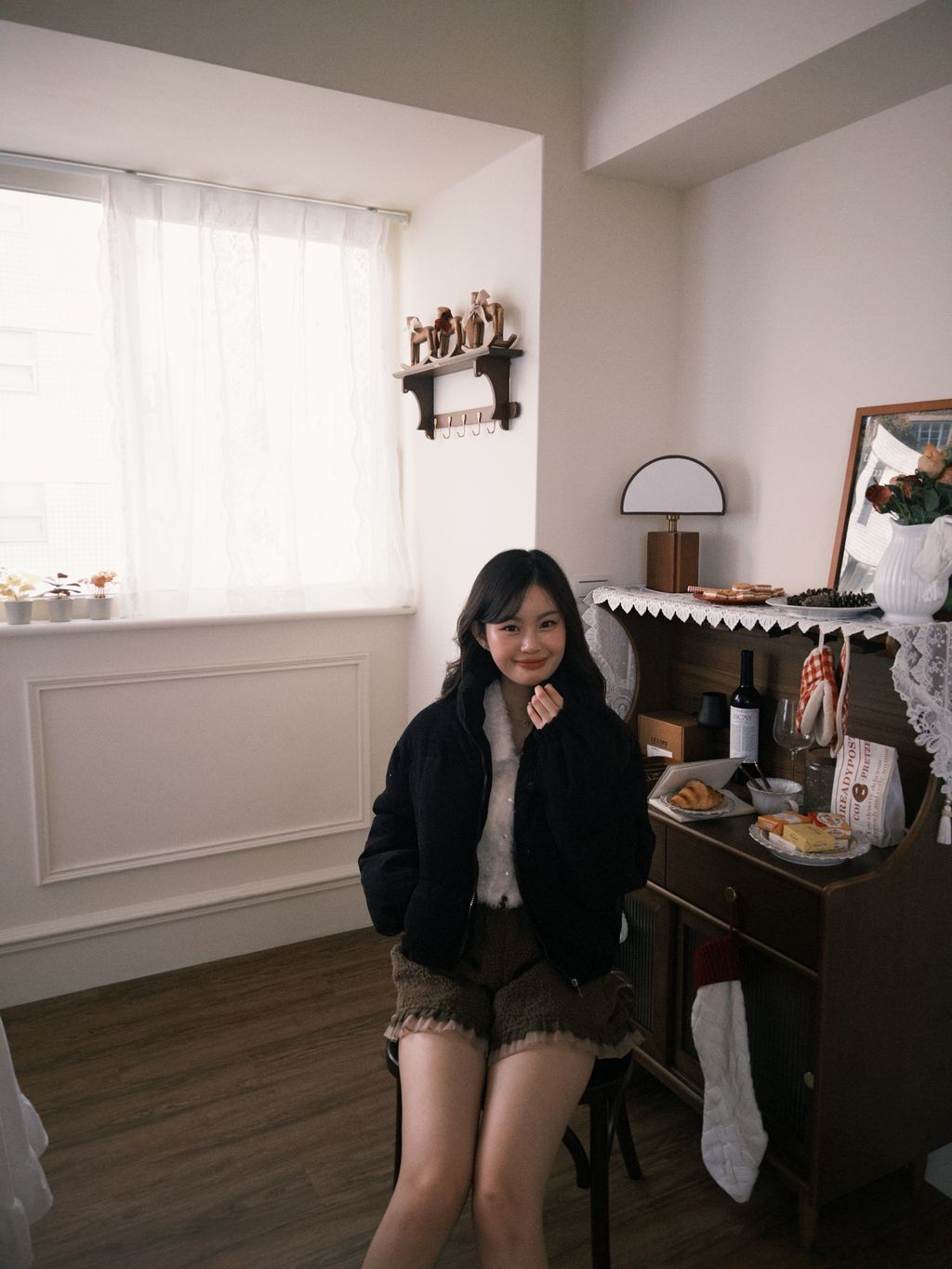 燈芯絨鋪棉外套32