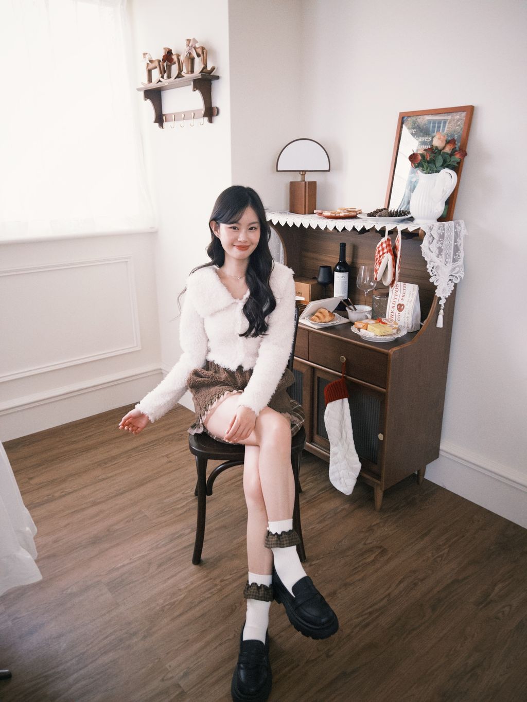 韓國捲毛上衣13