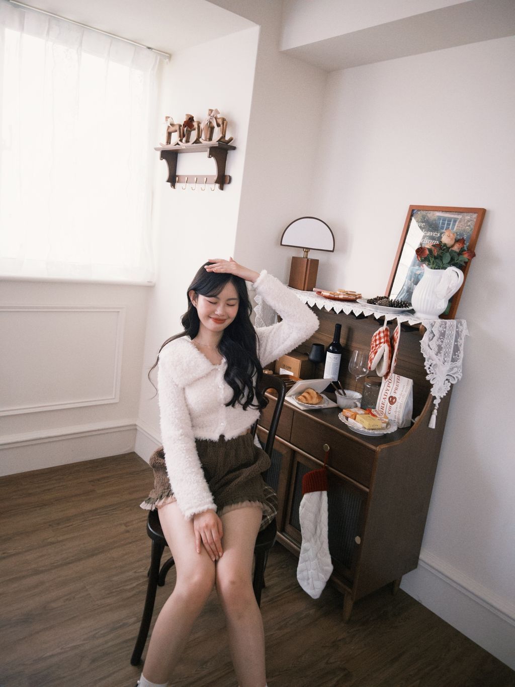 韓國捲毛上衣16