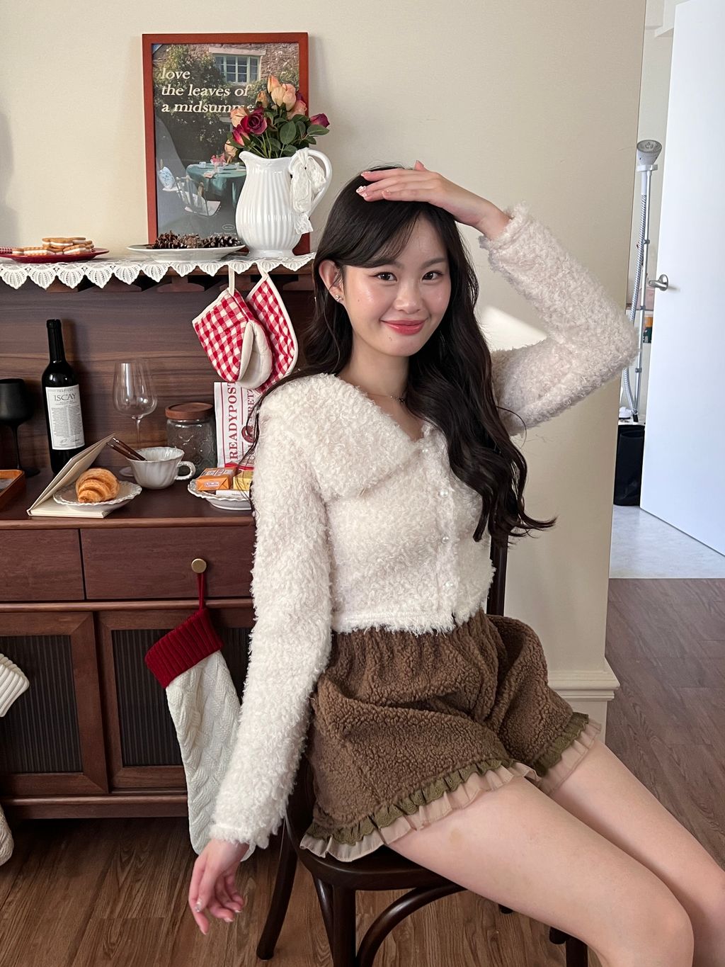 韓國捲毛上衣12