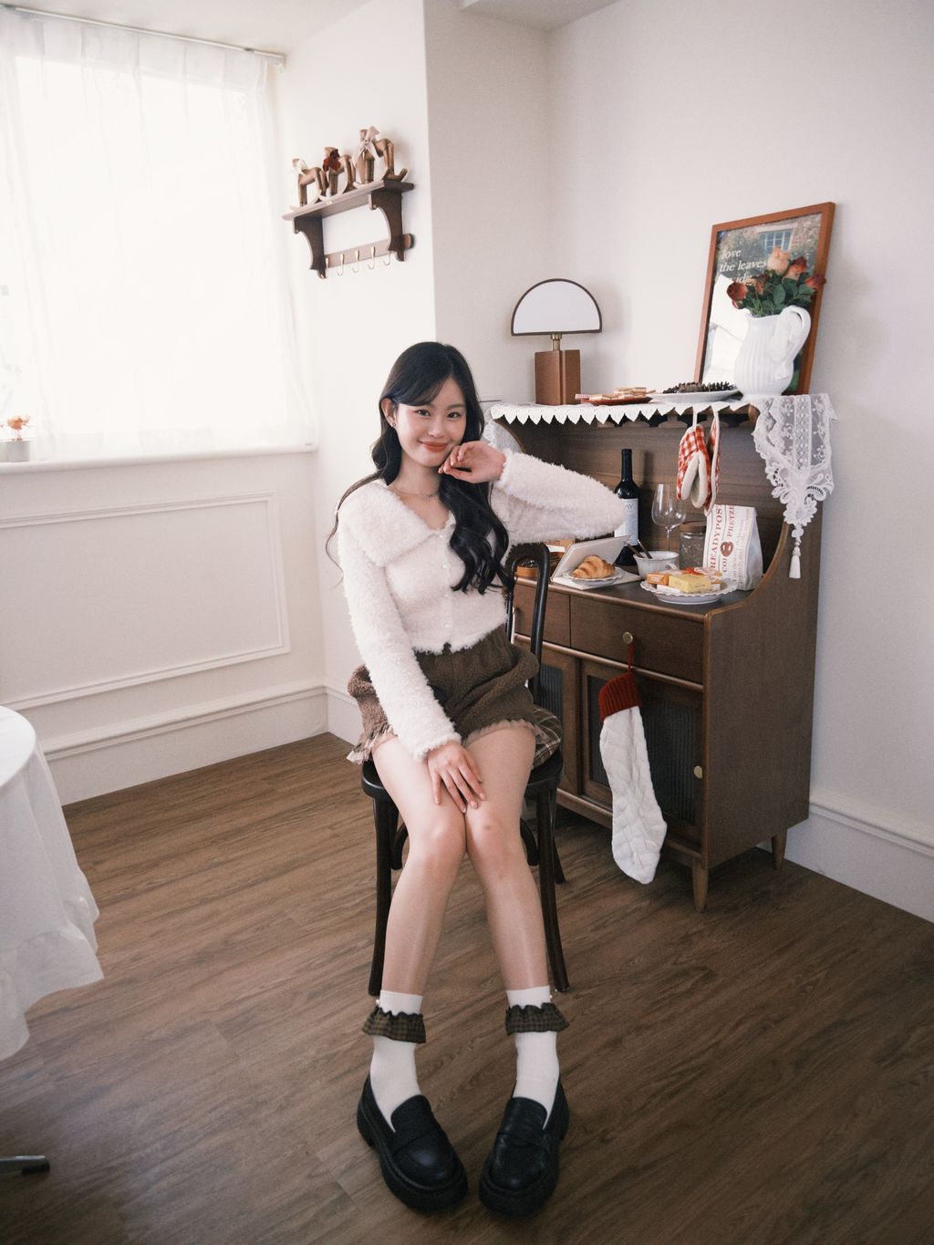 韓國捲毛上衣15