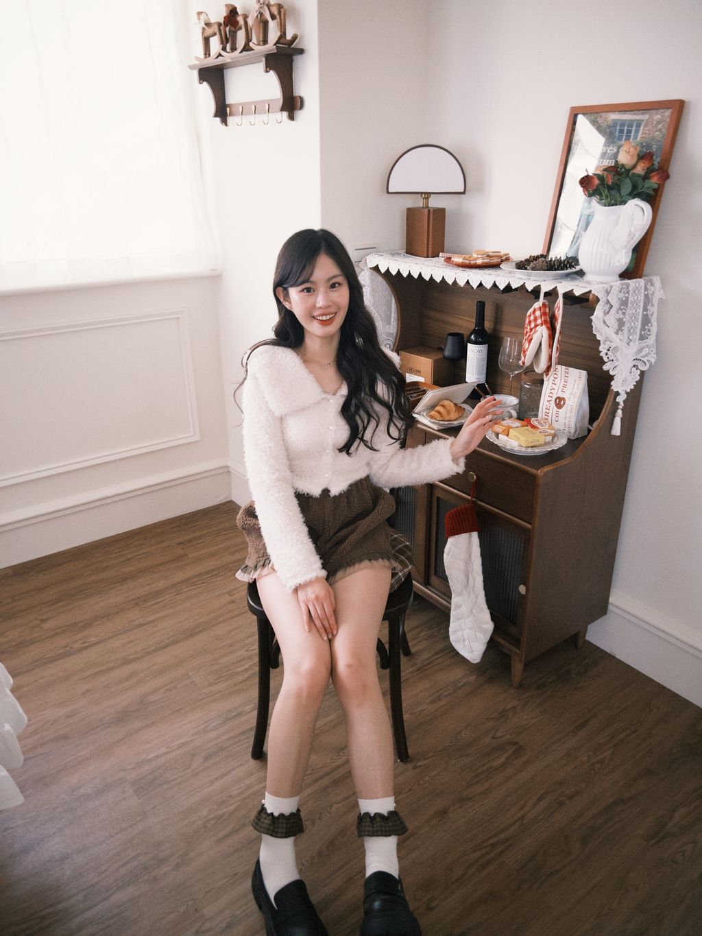 韓國捲毛上衣17