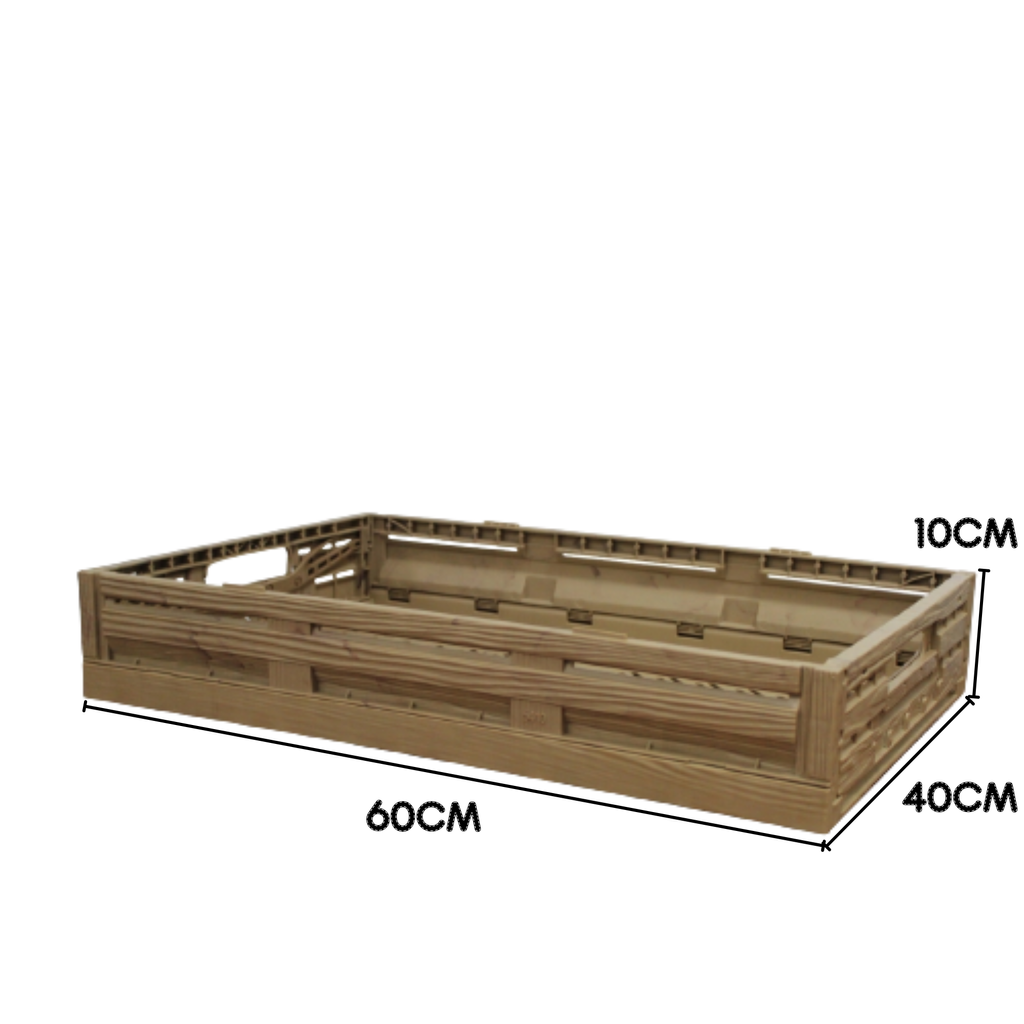 191051-foldable veg basket woodgrain with line