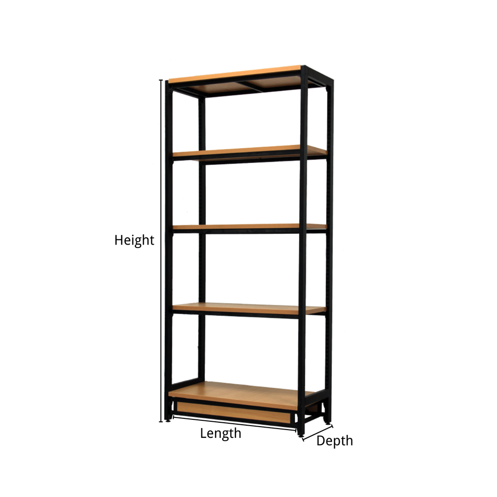 H-TYPE 5 LAYER SHELVING WITH SIZE