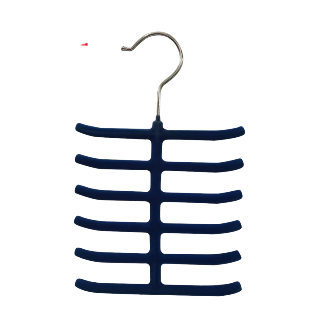 515106BL - Velvet Scarf Hanger Blue