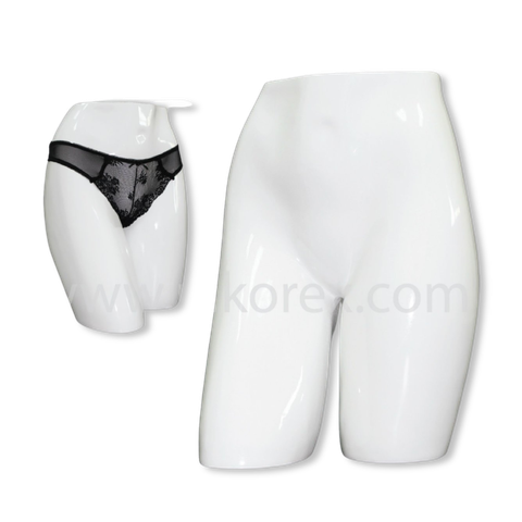 492013WH - FEMALE UNDERWEAR MODEL G:WHITE (NK-002) with BASE