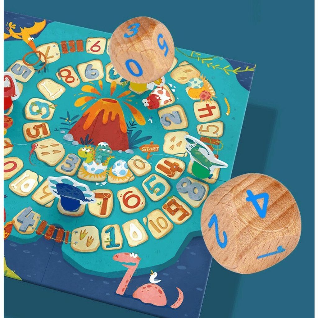 TOI 2 in1 Chutes & Ladders And Ludo Board Game Children Game mookopo