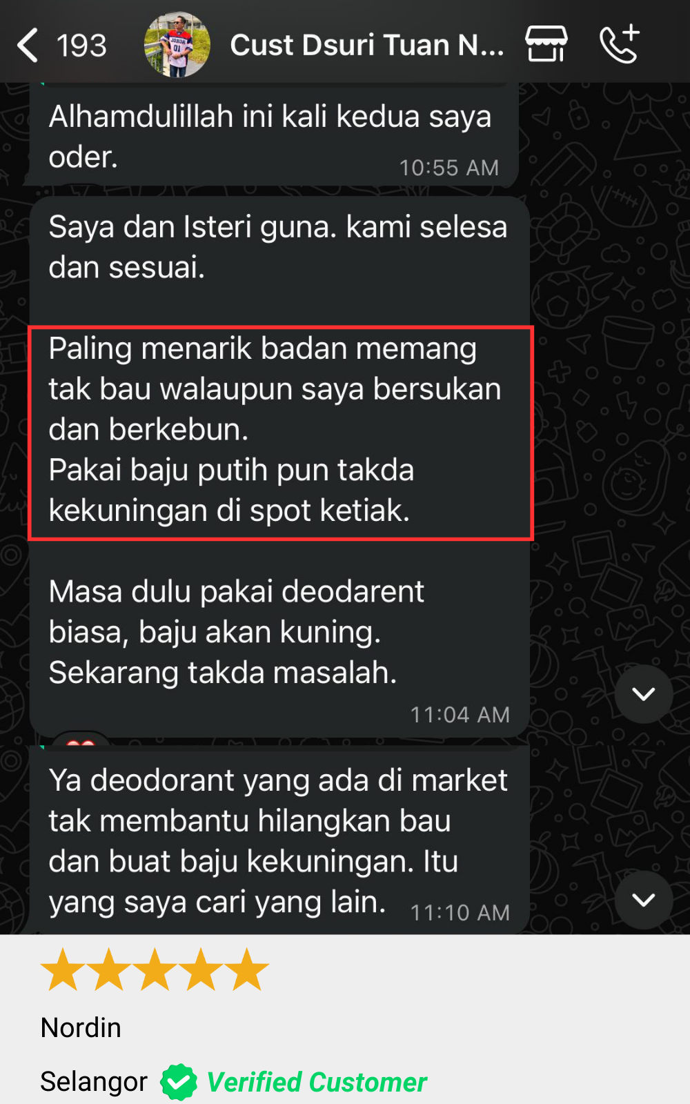 testimoni website nordin