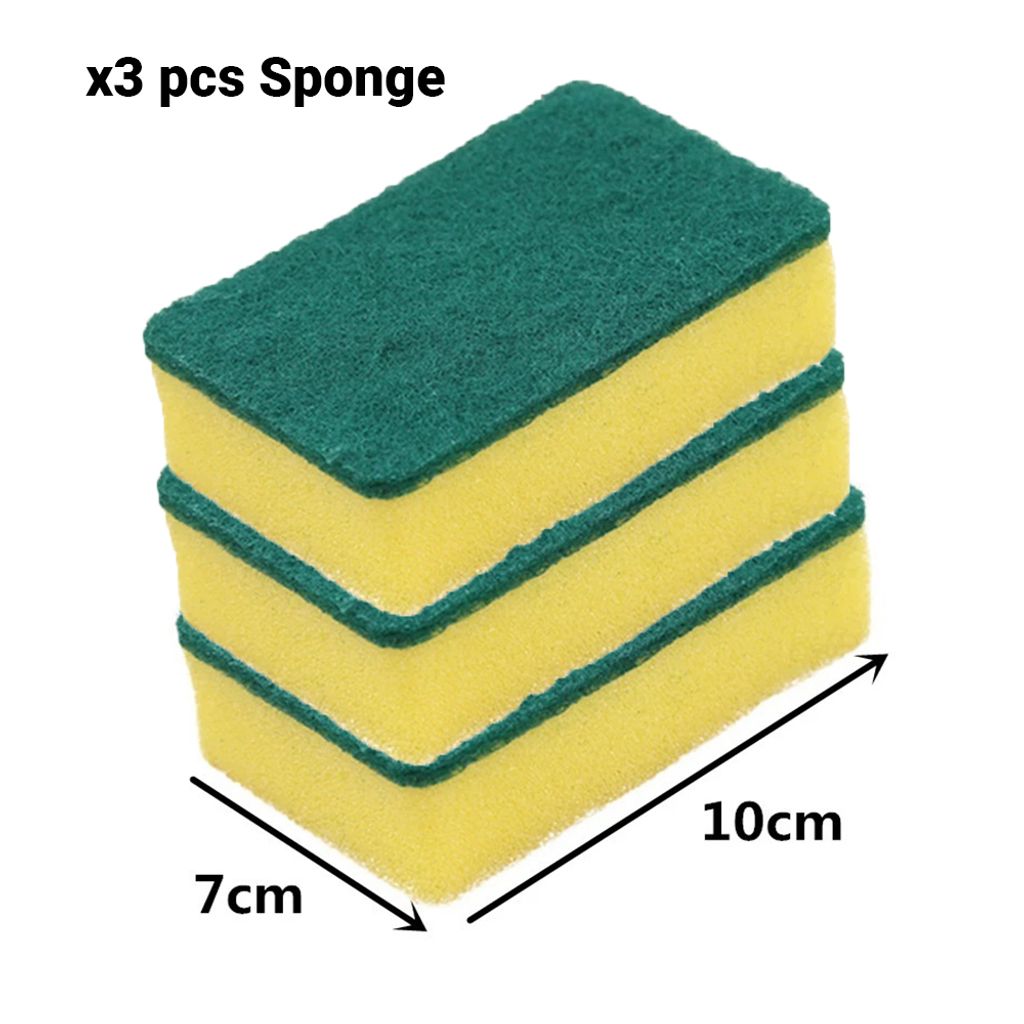 x3 pcs sponge