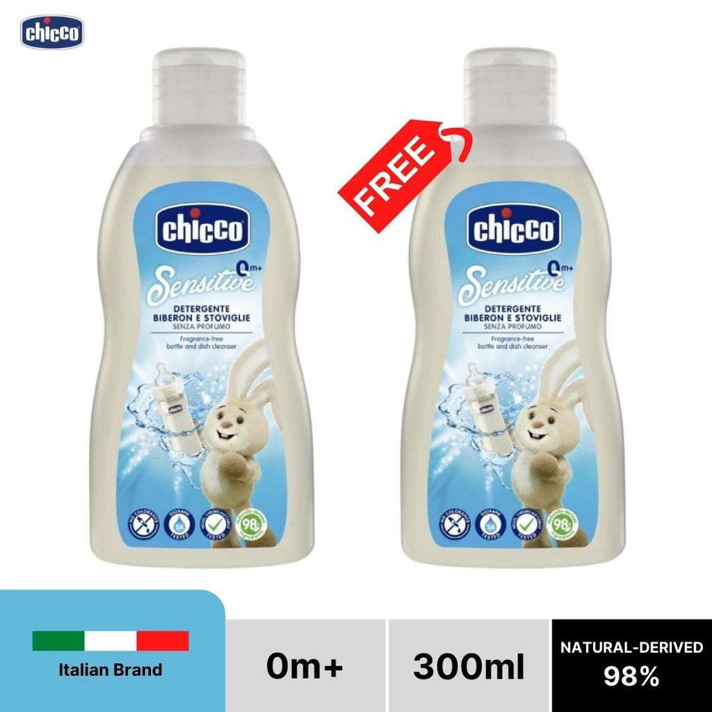 Chicco sensitive detergente per stoviglie e biberon 300ml