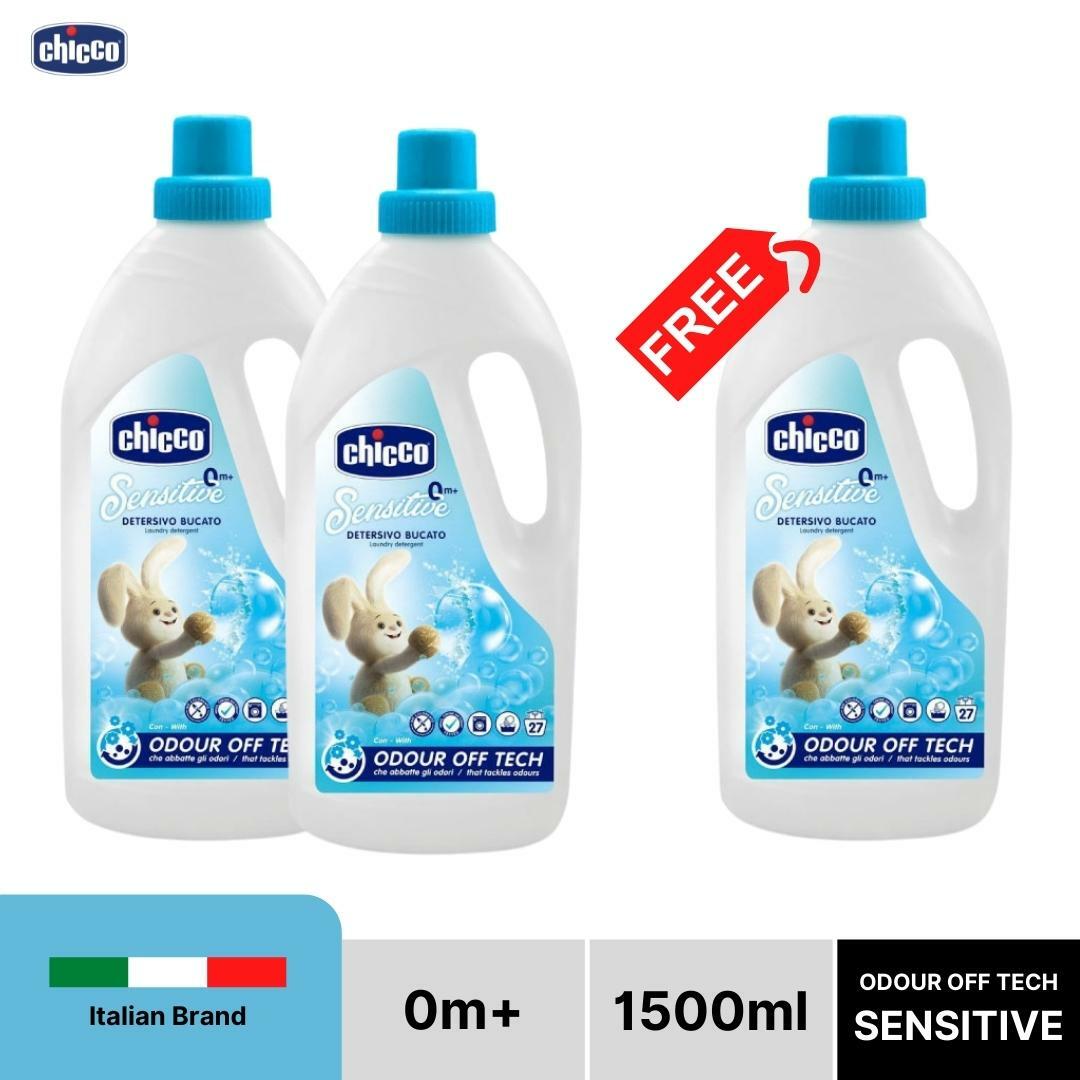 Chicco Baby Laundry Detergent 1500ml BUY 2 FREE 1 – BABY STORE MALAYSIA by  BABY PARENTING HUB
