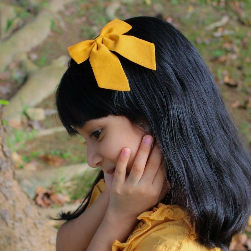 Sailor bow_Mustard