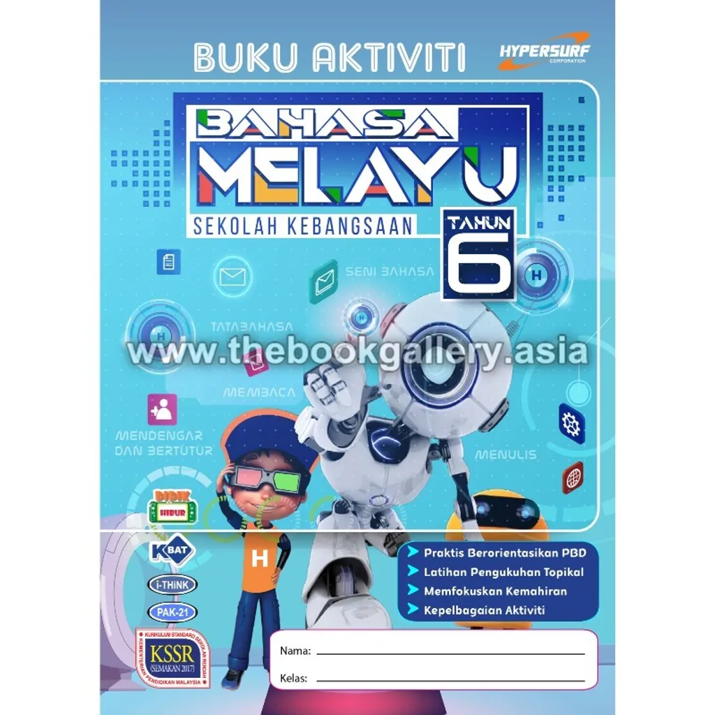 Buku Aktivti SK BM 6 Front cover_HYPERSURF COPORATION SDN. BHD